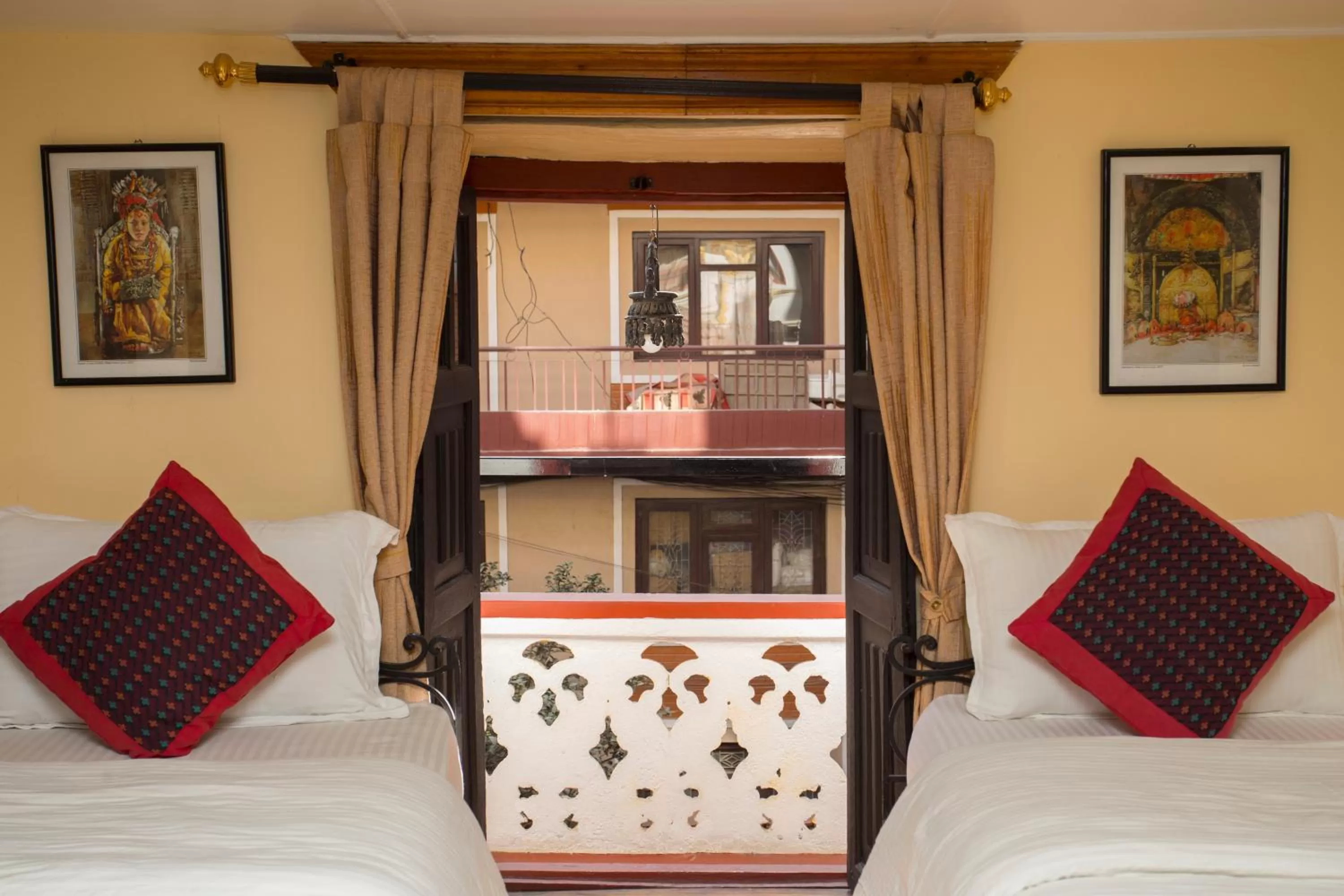 Bedroom, Bed in Kathmandu Boutique Hotel