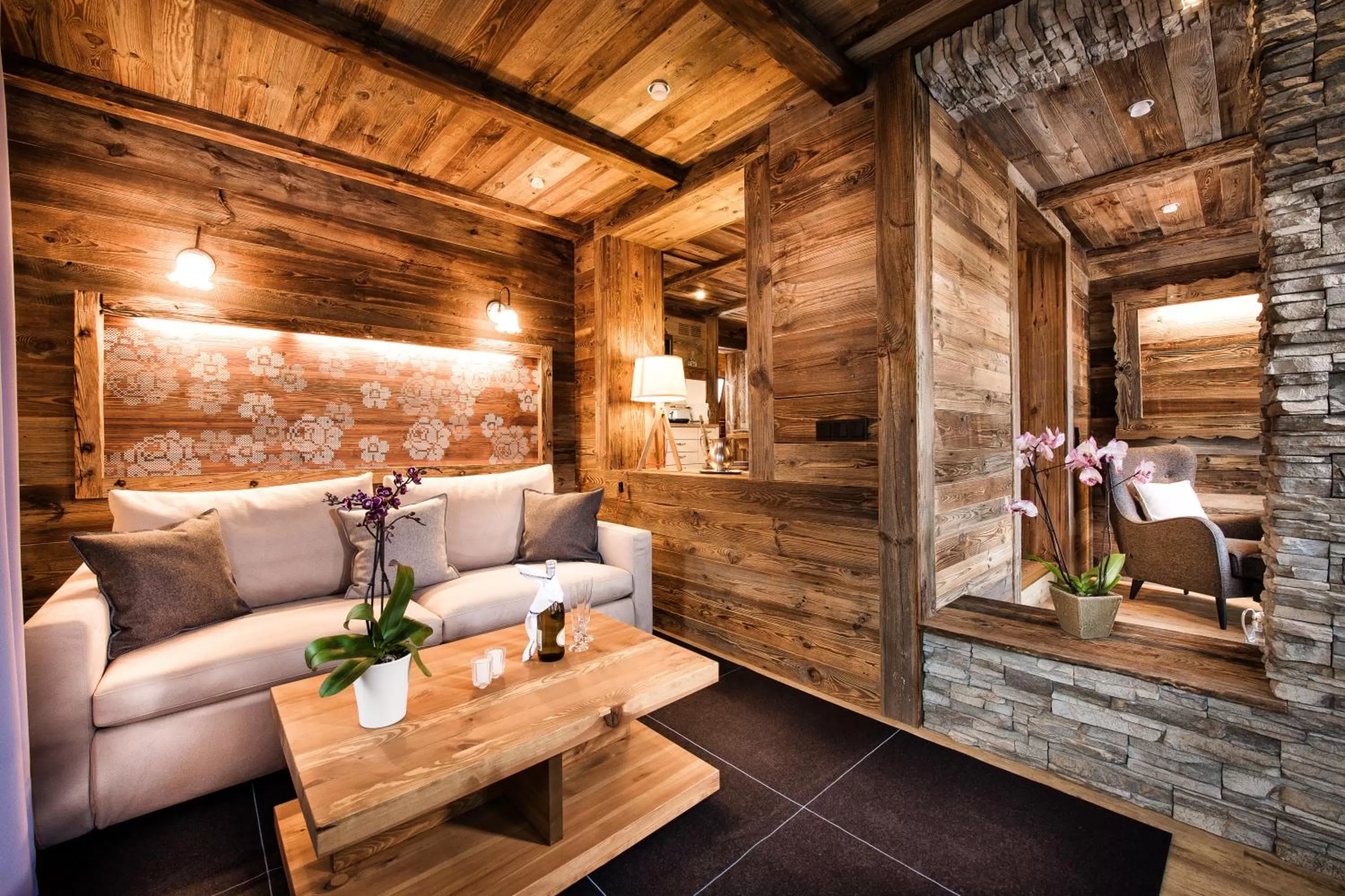 Living room in MONDI Resort und Chalet Oberstaufen