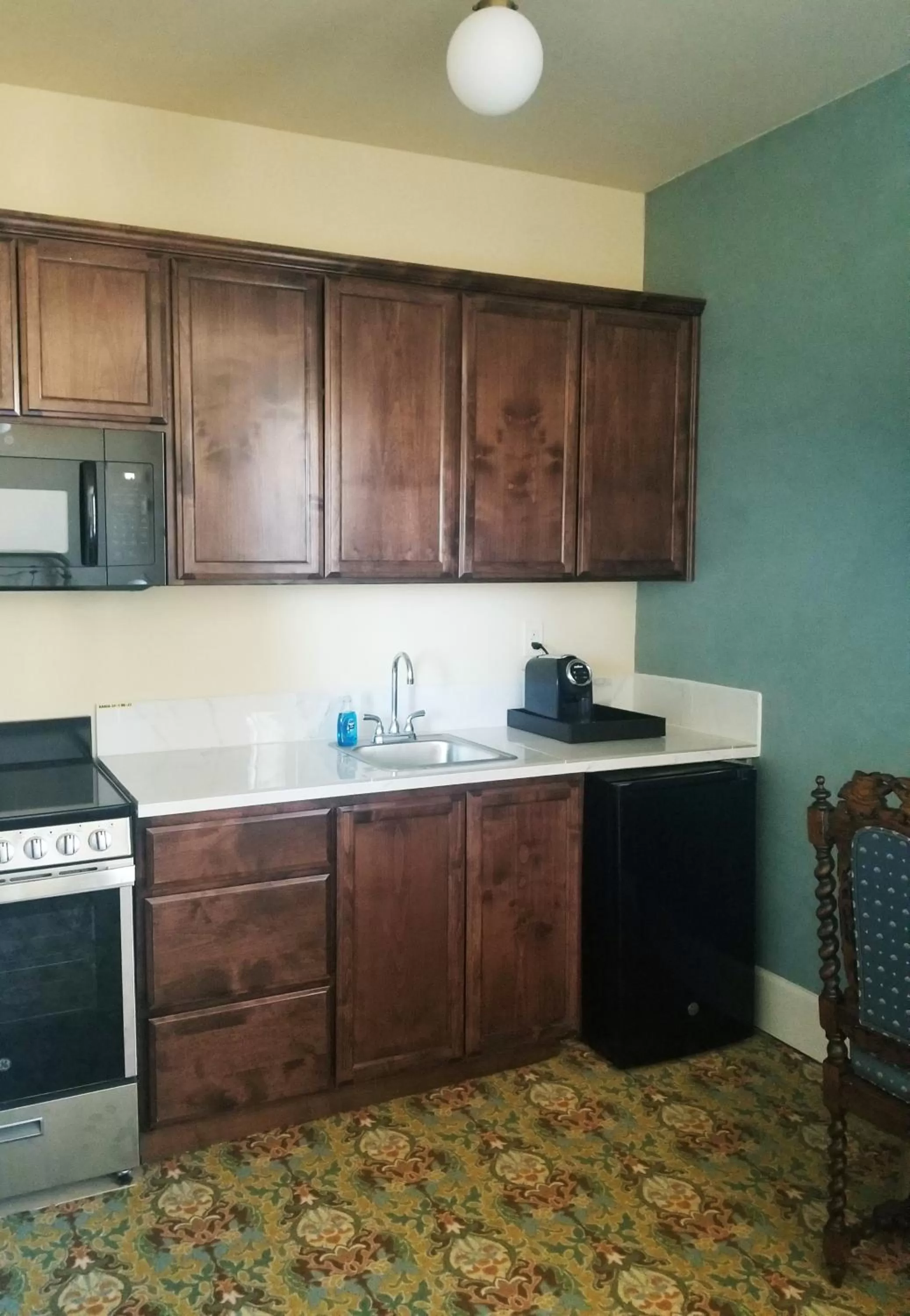 Kitchen or kitchenette in Belvada Hotel
