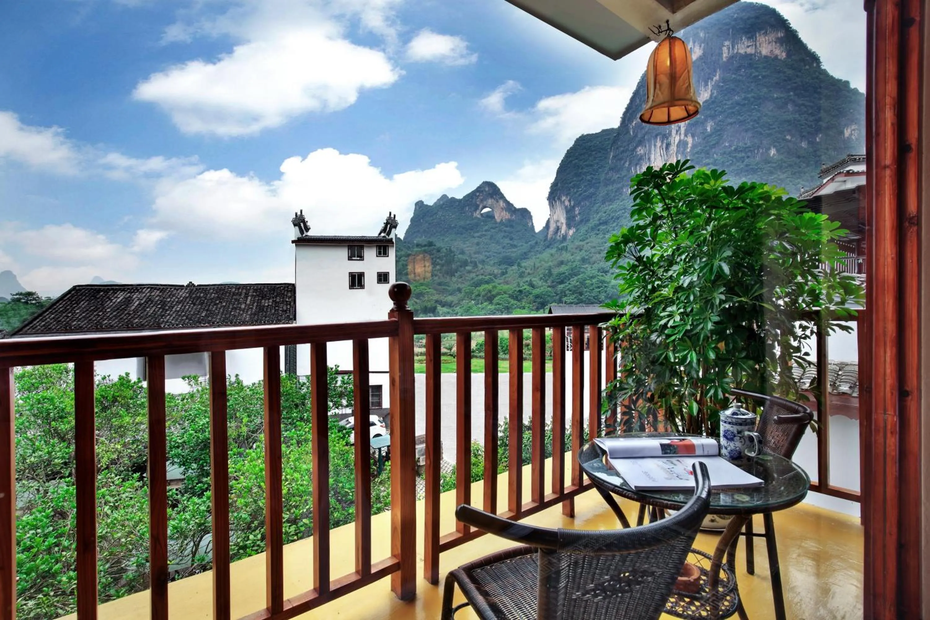 Balcony/Terrace in Yangshuo Village Inn Boutique Hotel