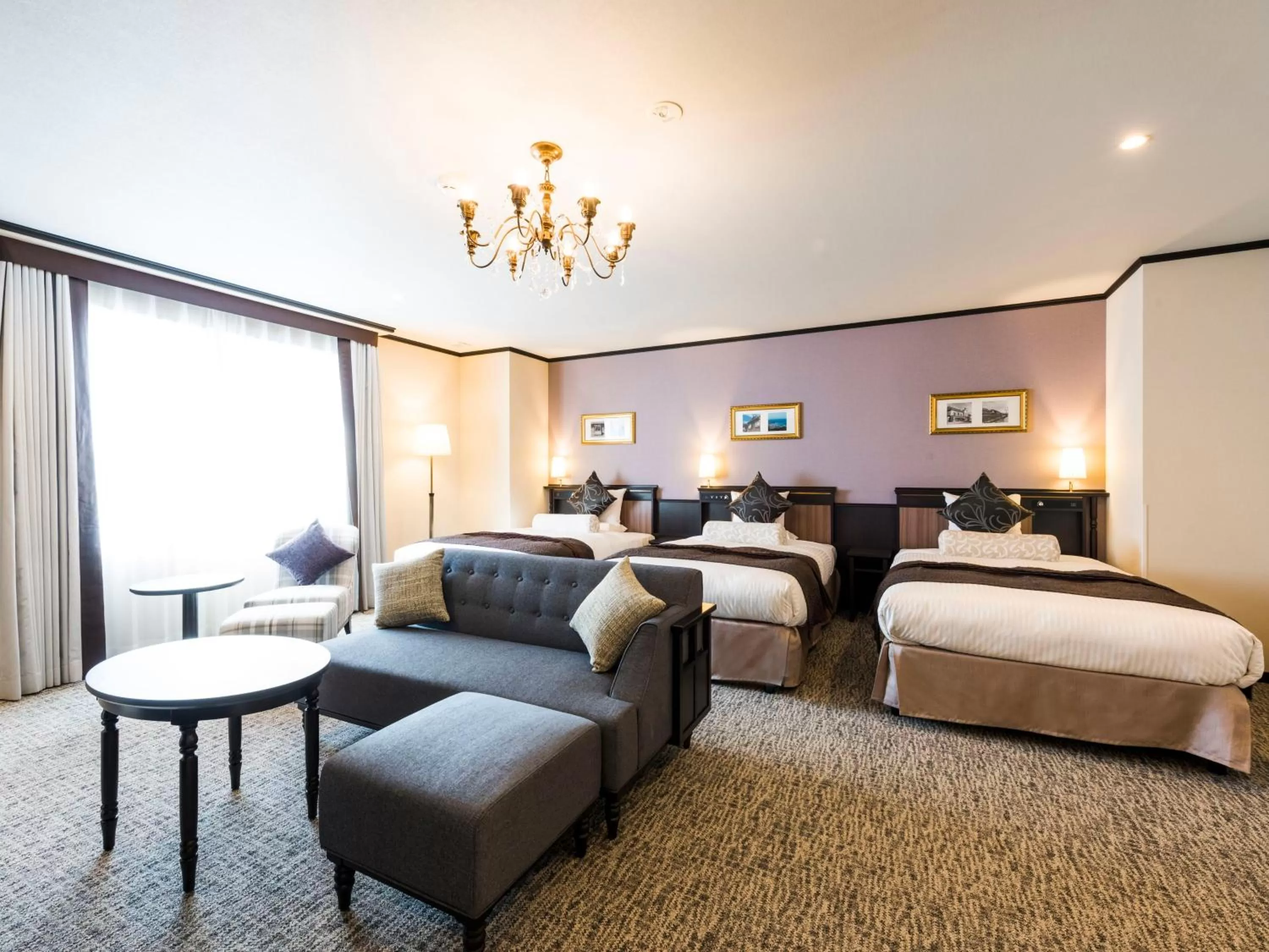 Photo of the whole room, Bed in Hotel Sonia Otaru