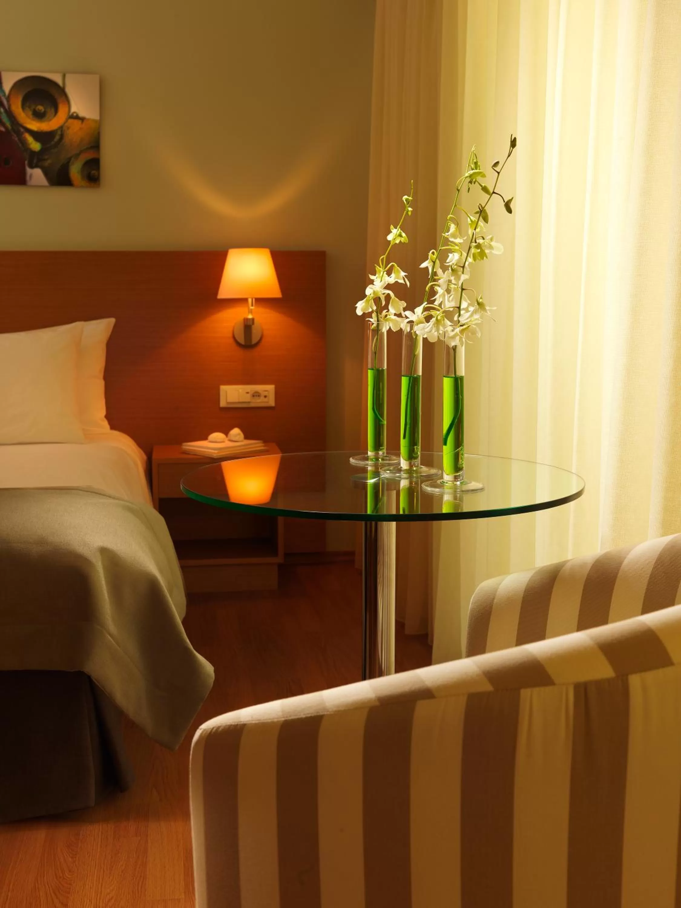 Bed in Elefsina Hotel