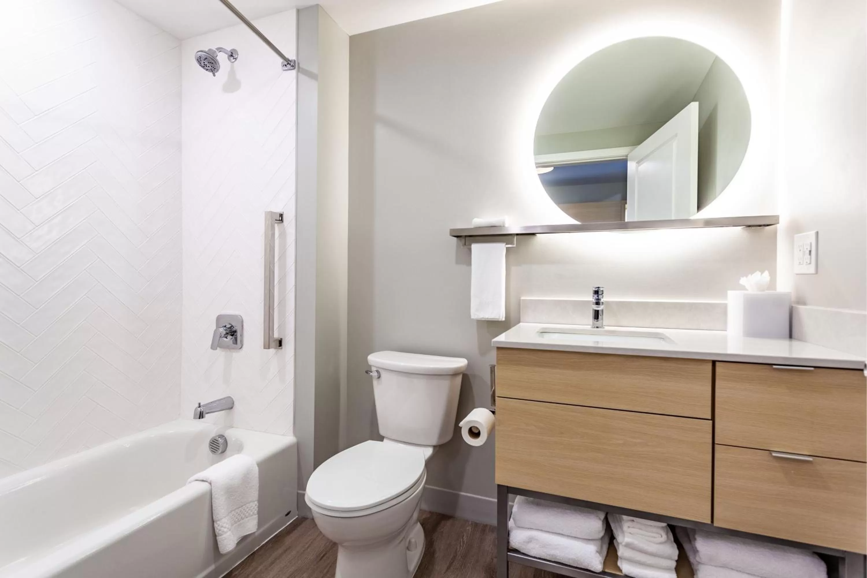 Bathroom in TownePlace Suites by Marriott Raleigh - University Area