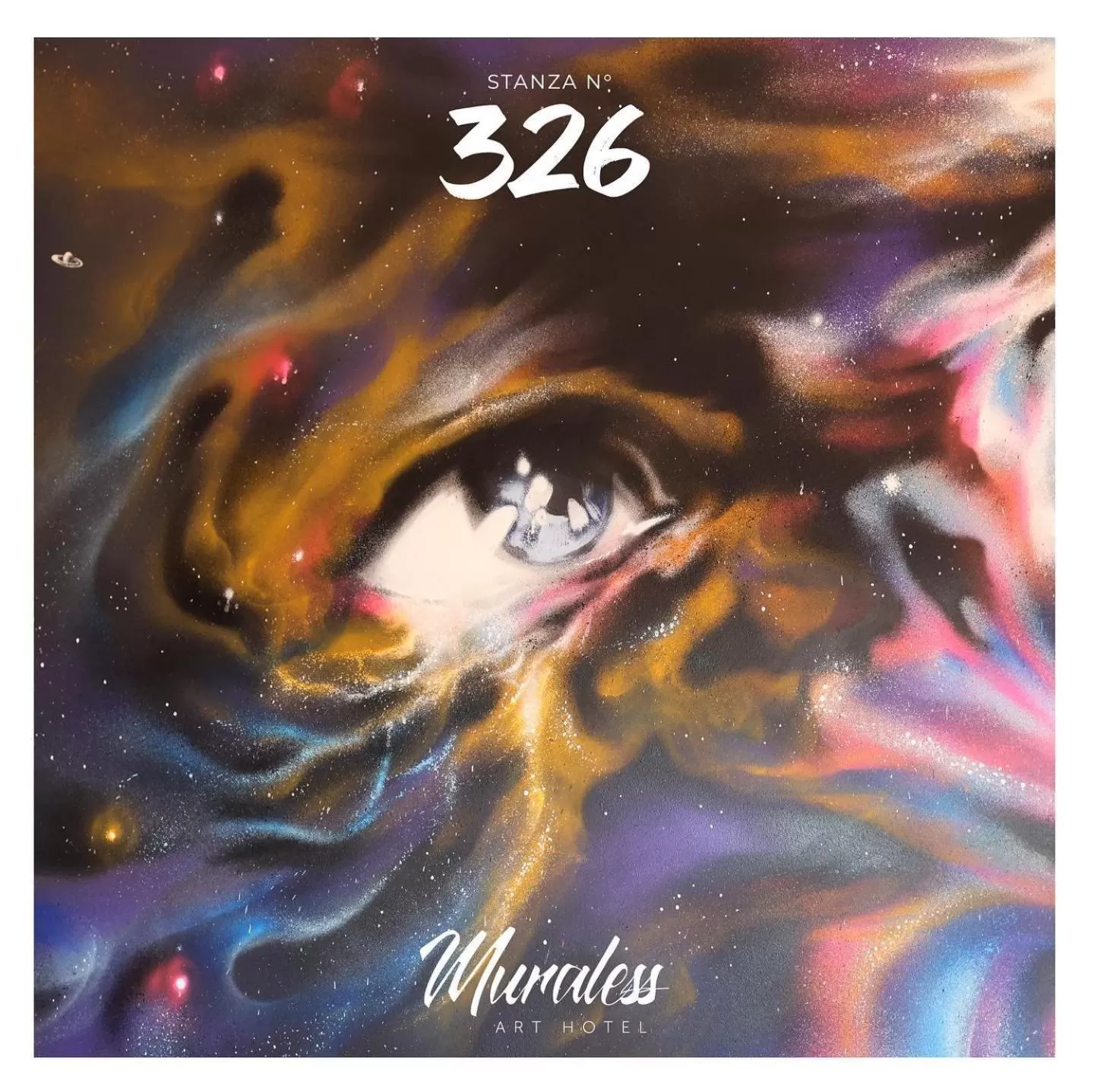 Text overlay in Muraless Art Hotel - WorldHotels Crafted