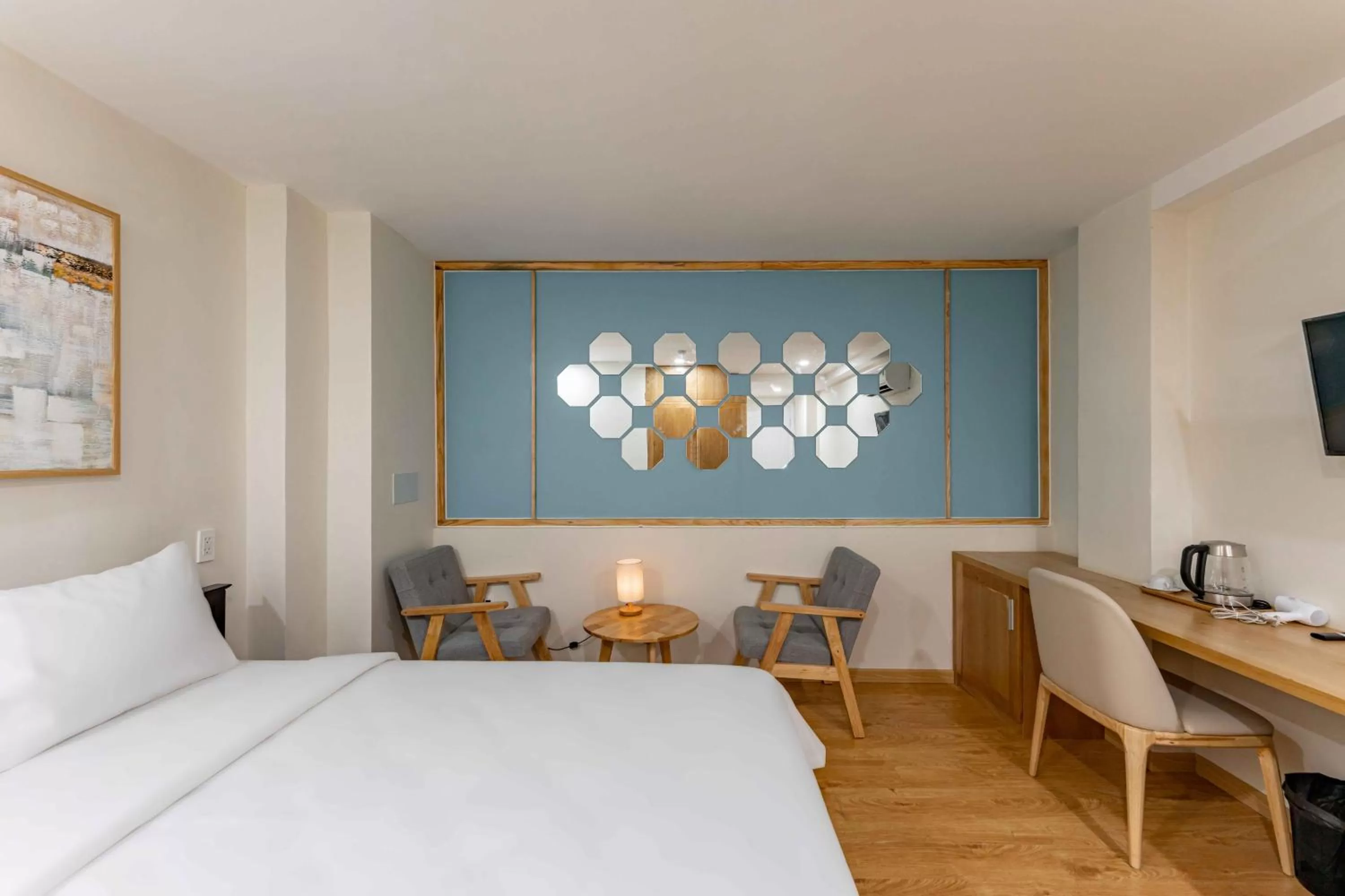 Bed in Edoya hotel Dong Khoi