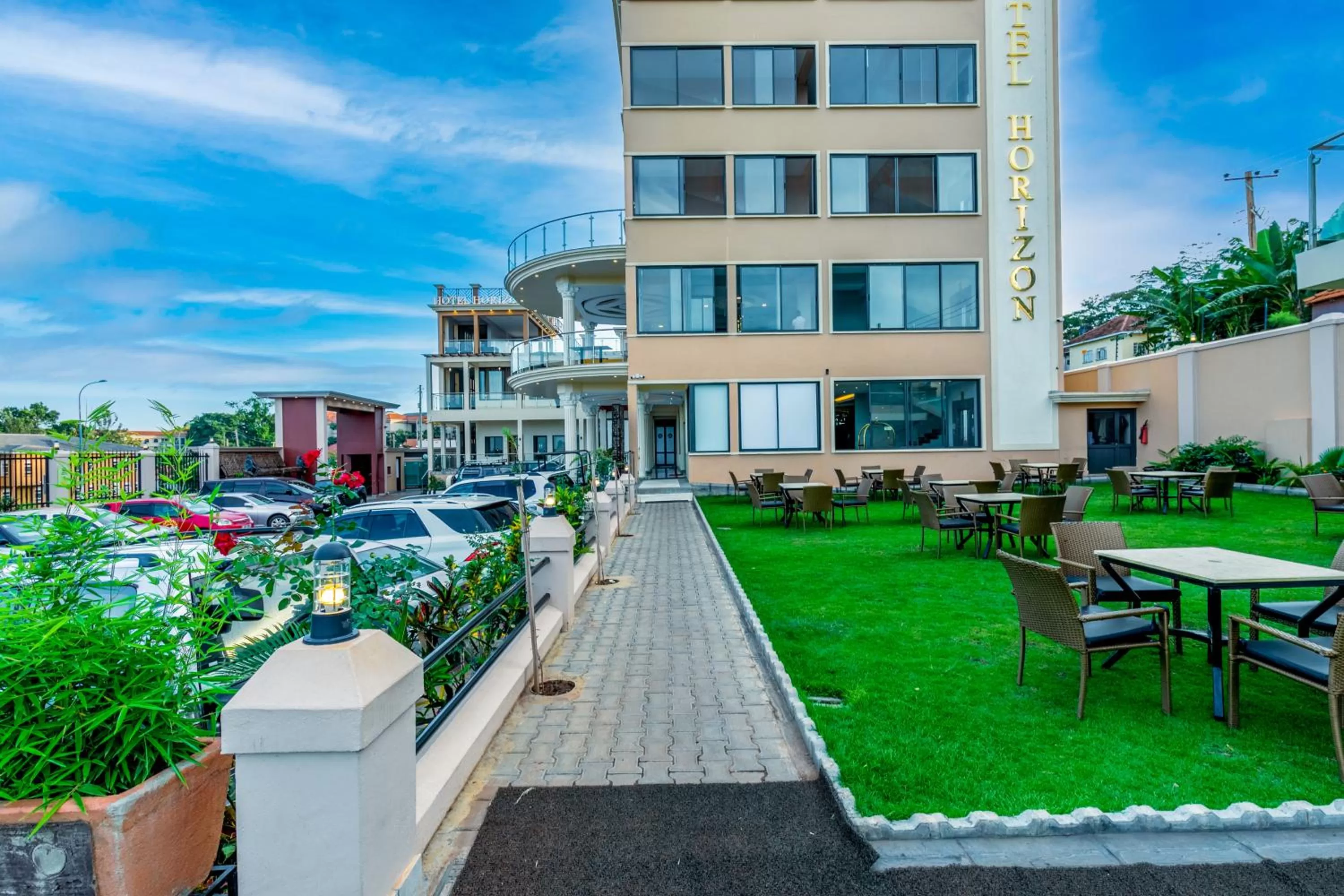 Property building in Hotel Horizon Entebbe