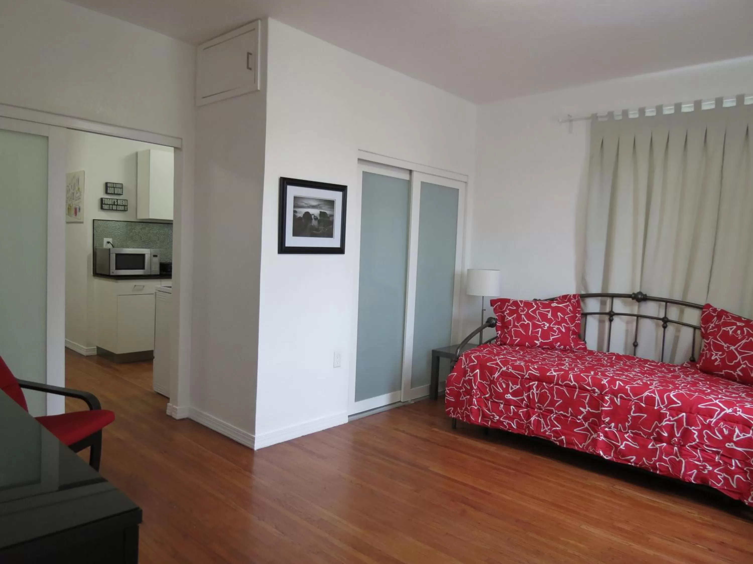 Bed in Harding Boutique Apartments