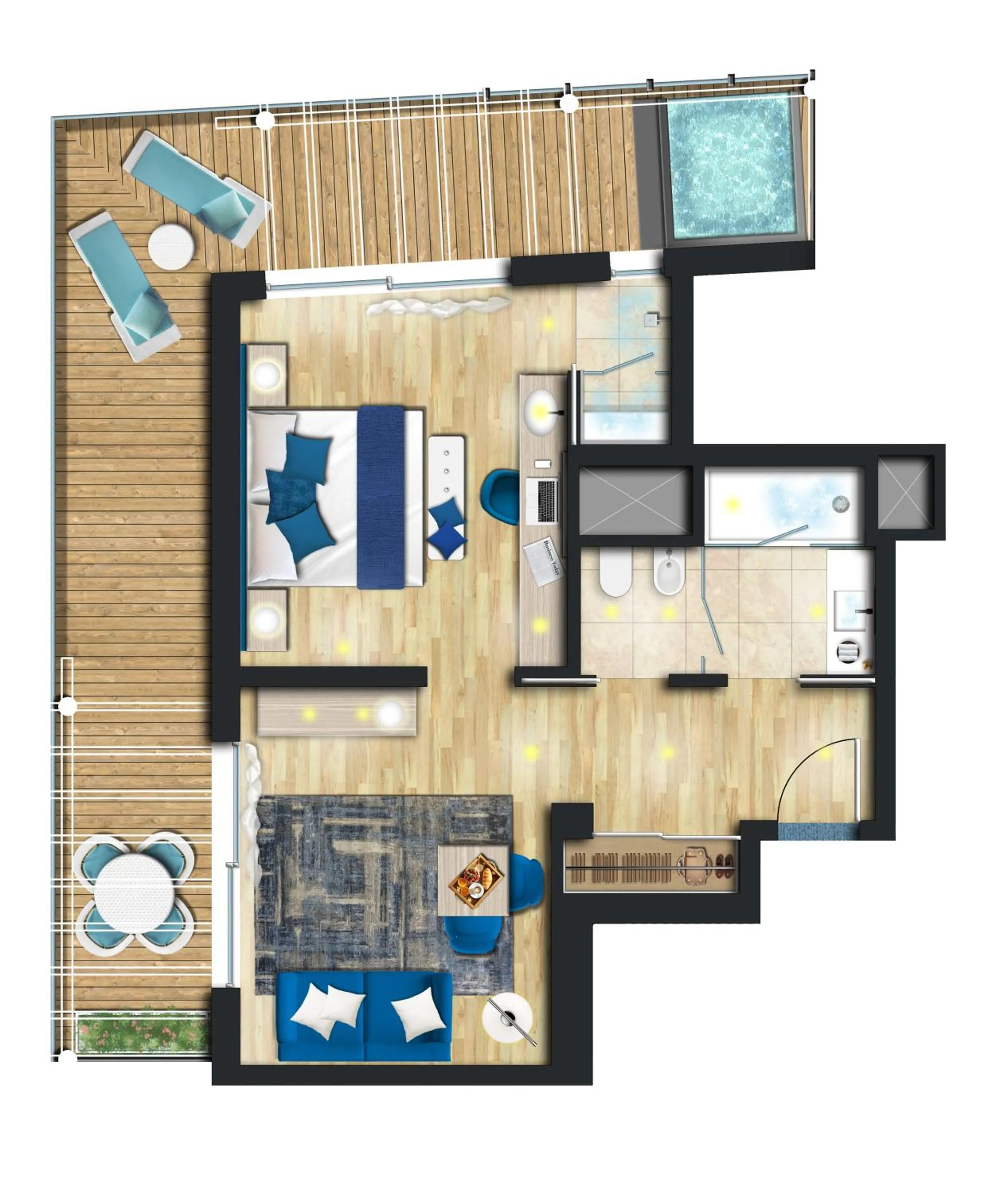 Floor plan in Atlantic Hotel & SPA