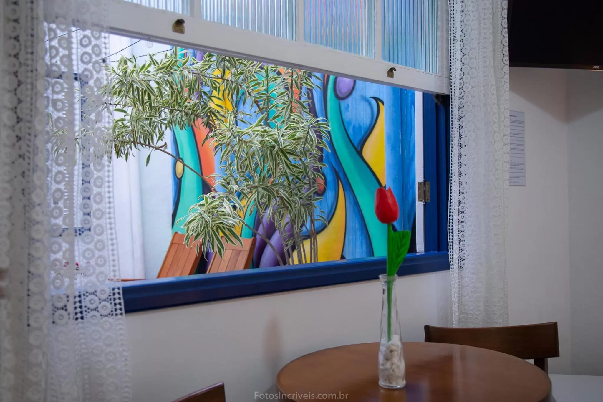 Decorative detail in Pousada Aconchego