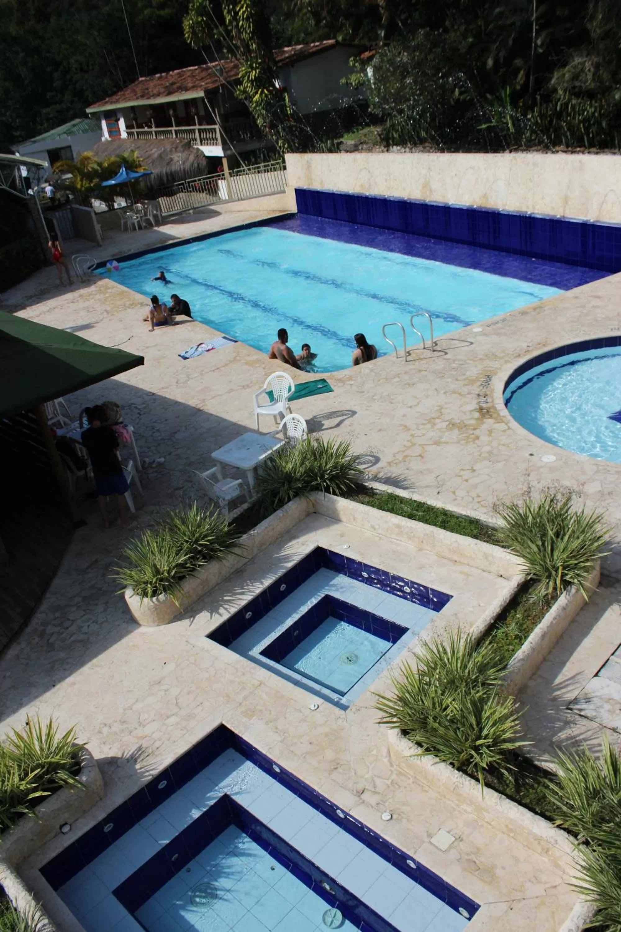 Pool view in Rio Escondido