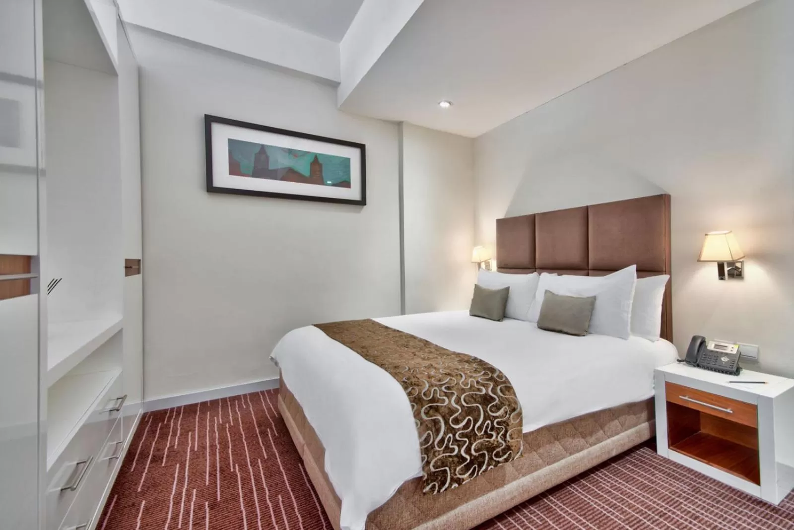 Bed in The George, Urban Boutique Hotel