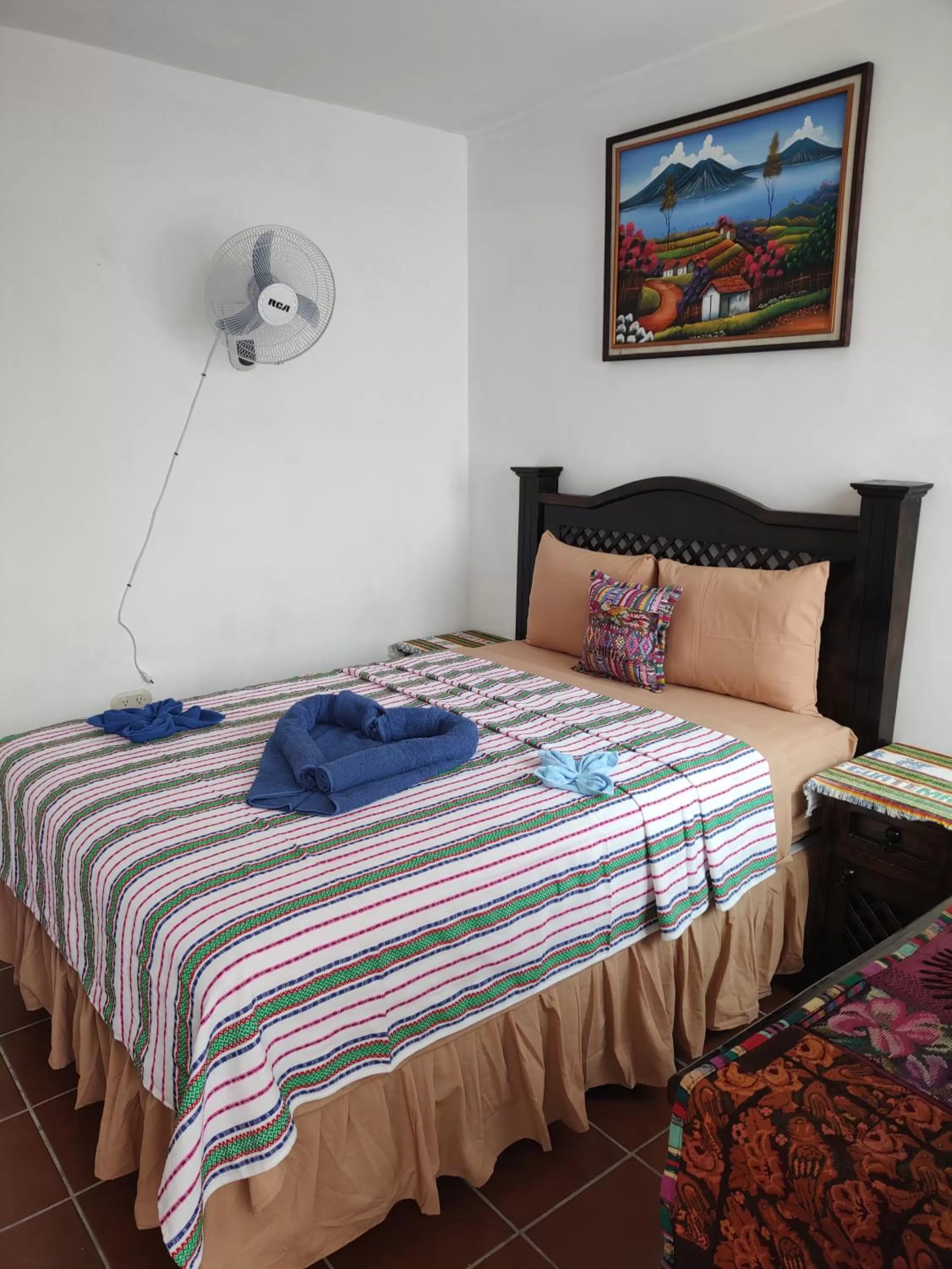 Bed in Francisco's rest house hotel