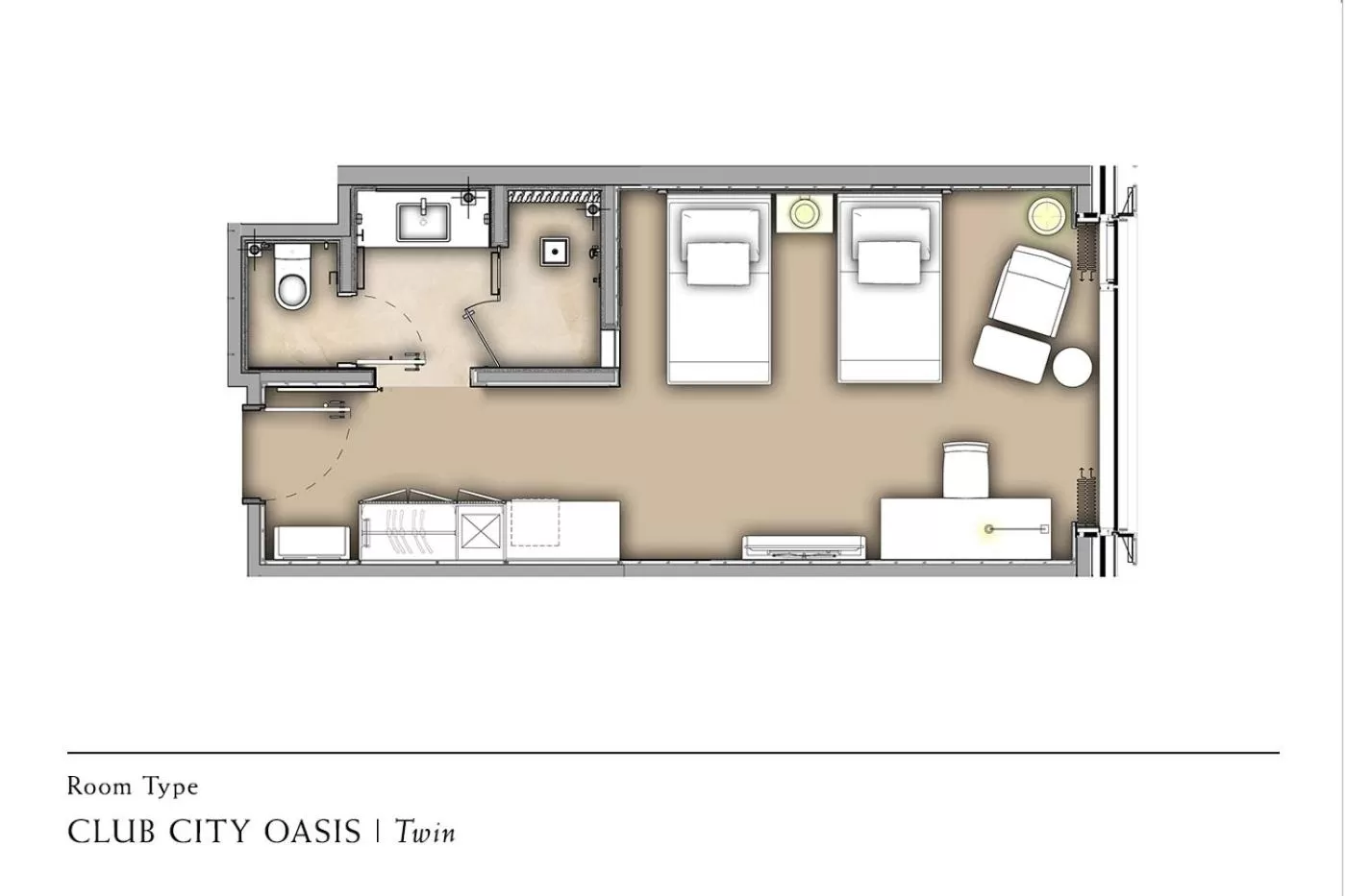 Floor plan in Pavilion Hotel Kuala Lumpur Managed by Banyan Tree
