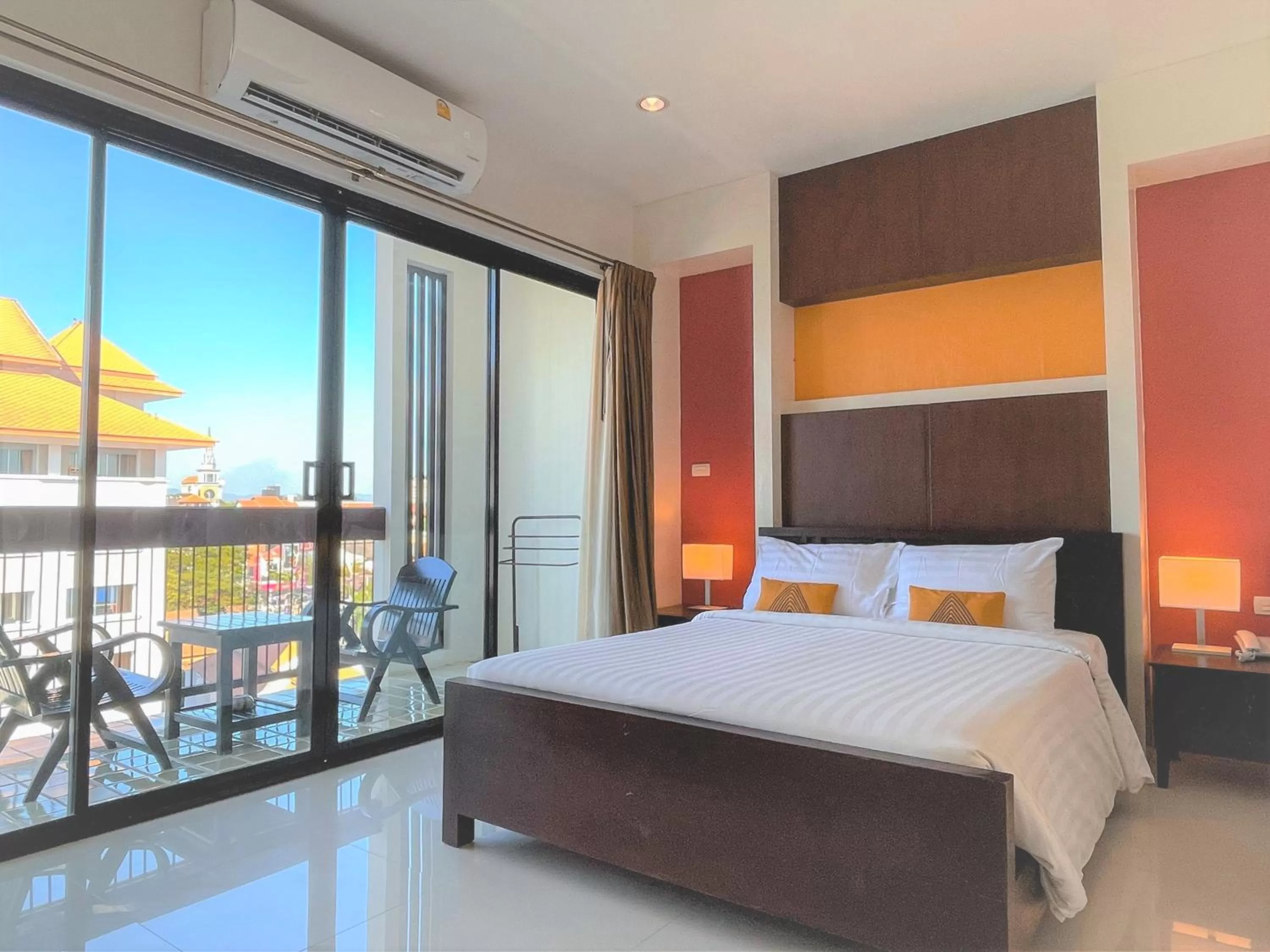 View (from property/room), Bed in The Empire Nimman