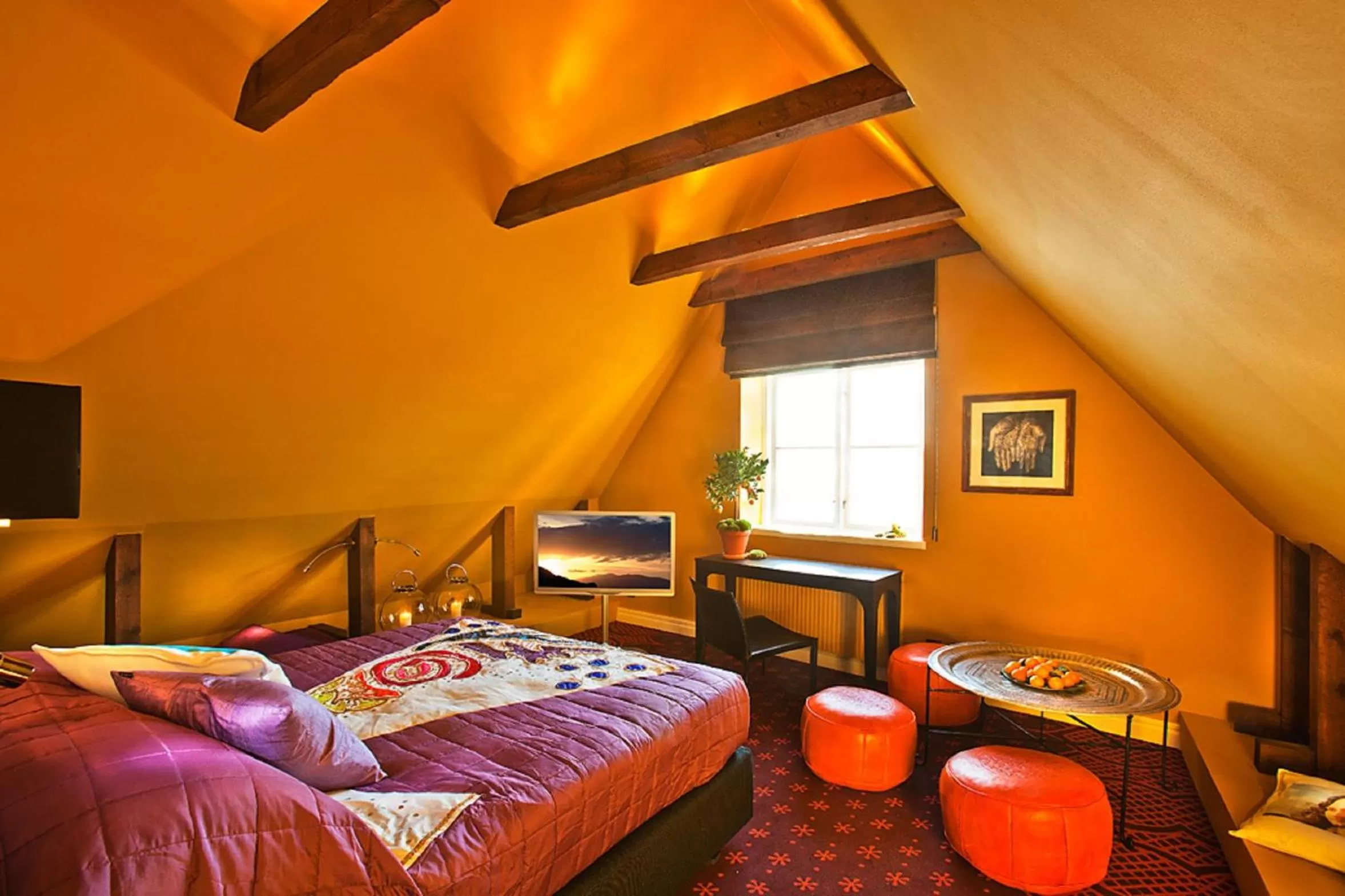 Photo of the whole room, Bed in Hesselby Slott