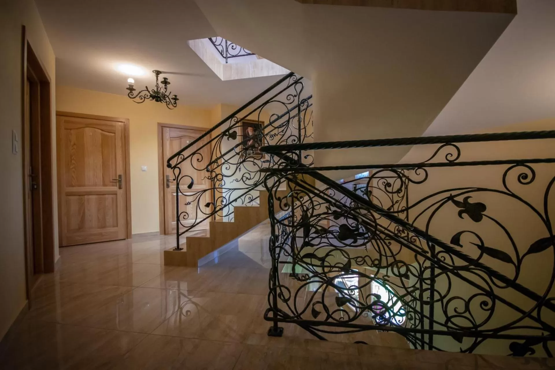 Lobby or reception in Podhalanski Dworek z Jacuzzi