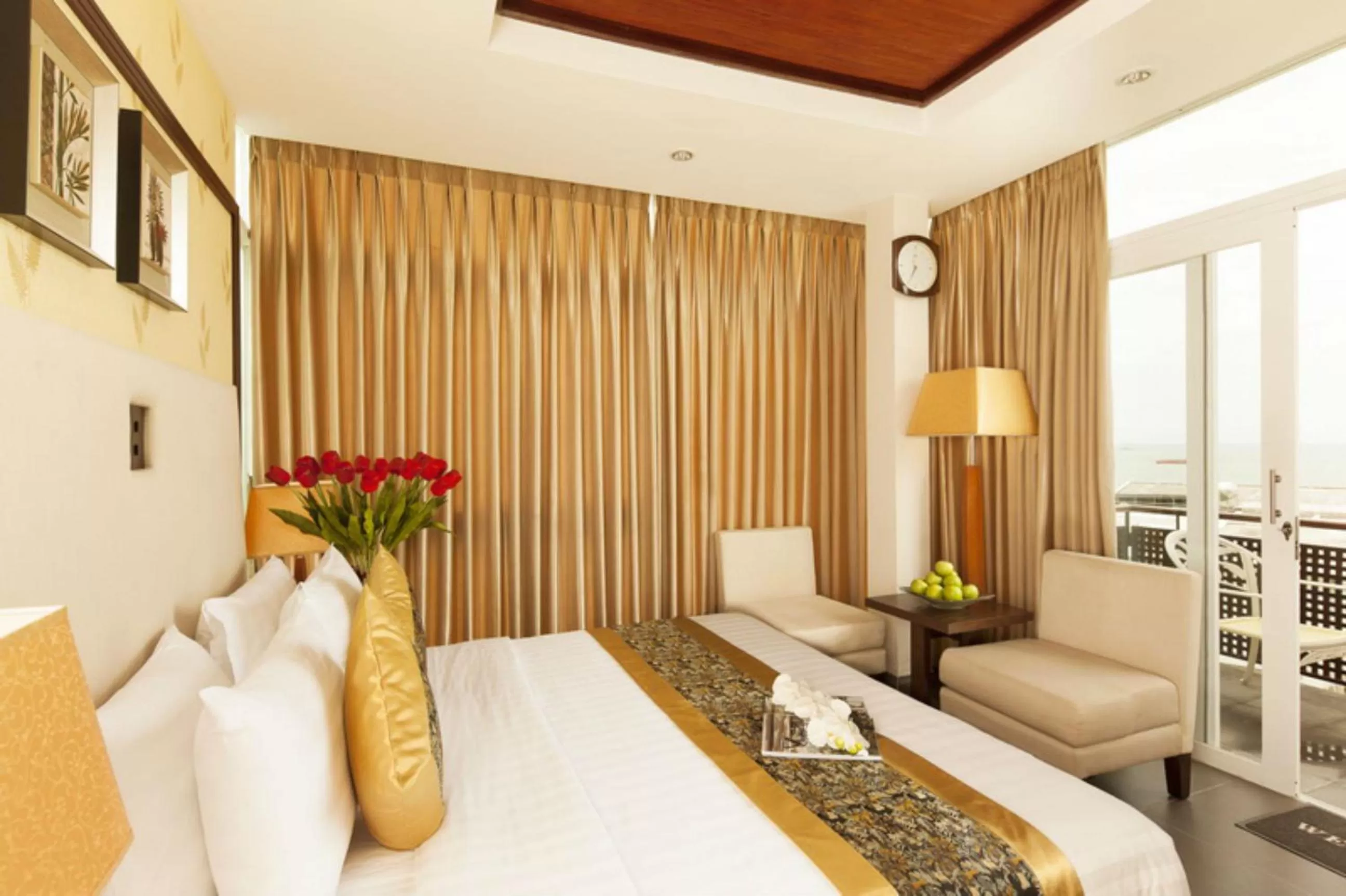 Bedroom, Bed in Seaside Resort Vung Tau