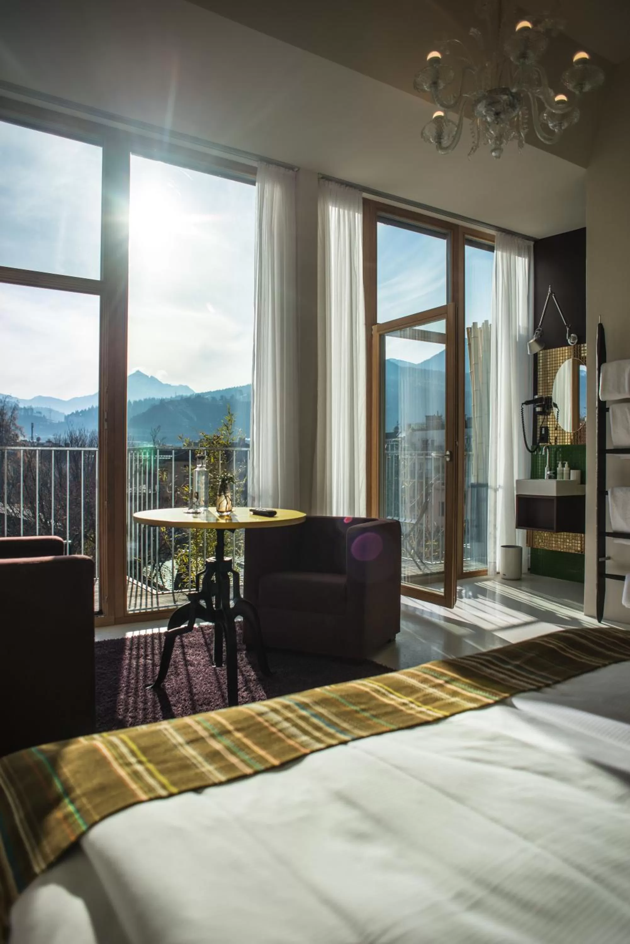 Balcony/Terrace, Bed in Nala Individuellhotel