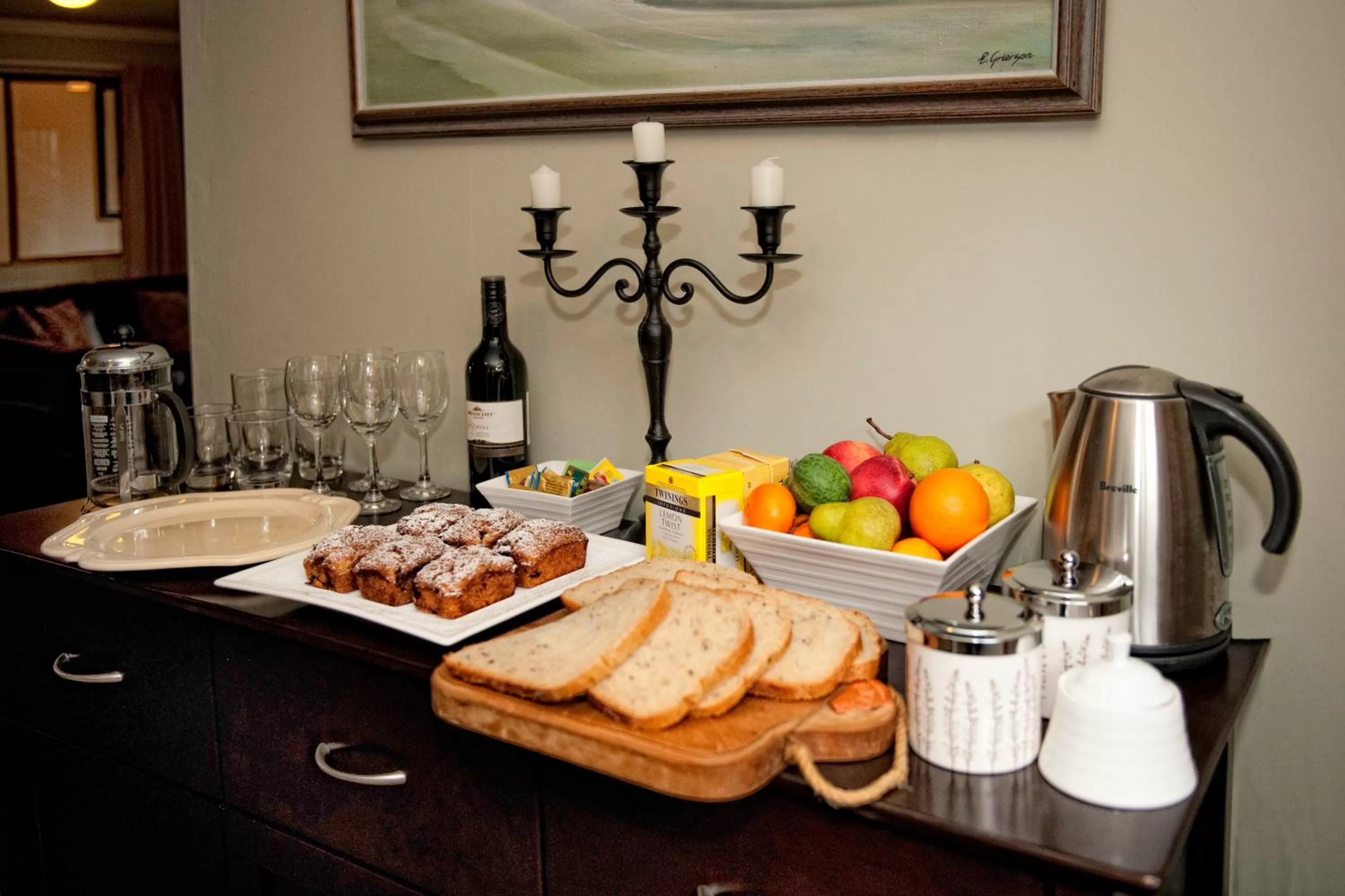 Food close-up in B&B@The Redwoods