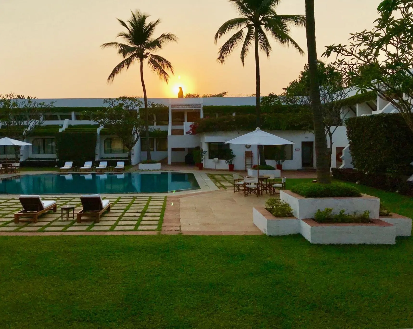 Pool view in Trident Bhubaneswar