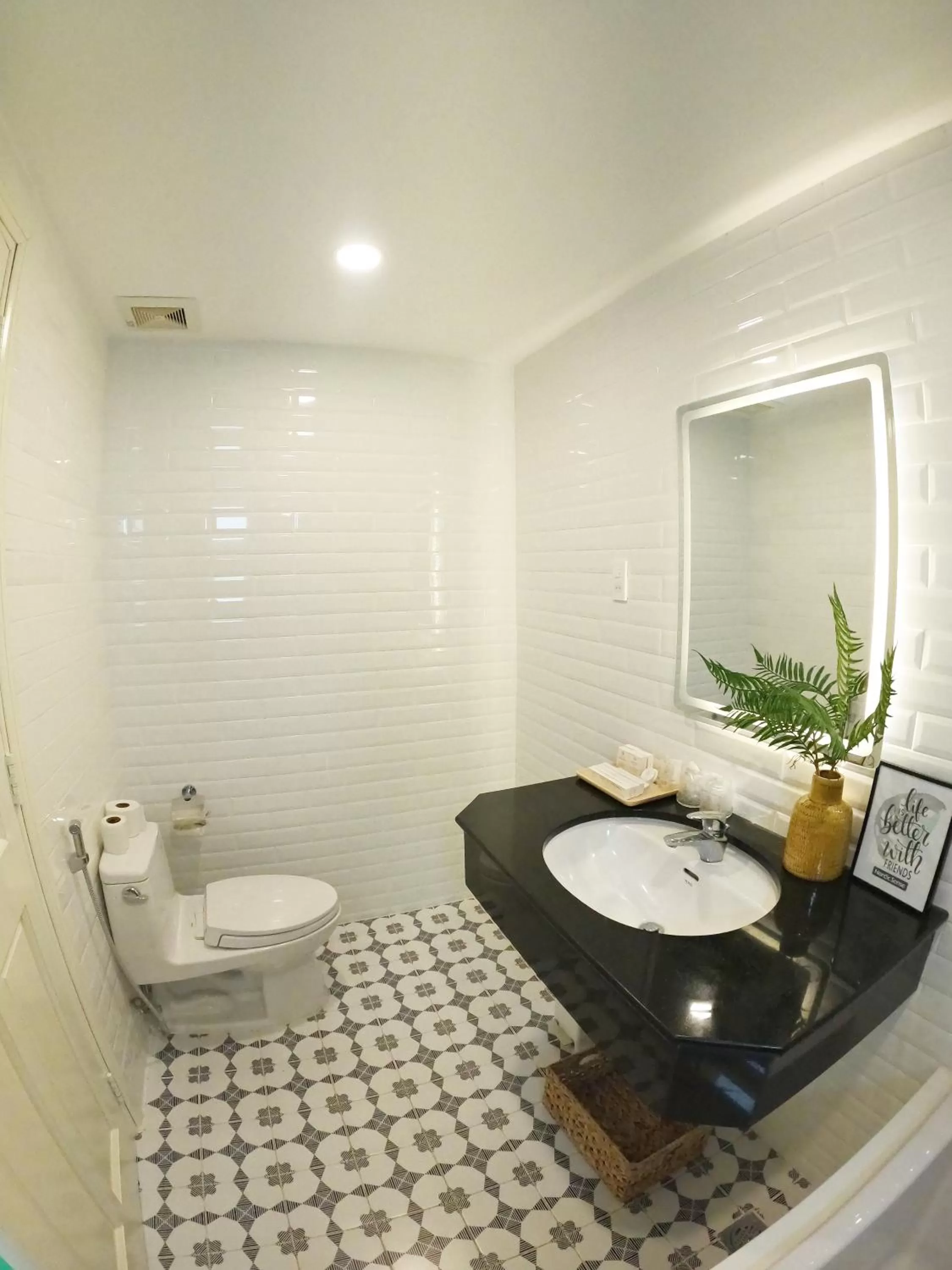 Bathroom in Dinh Phat Hotel