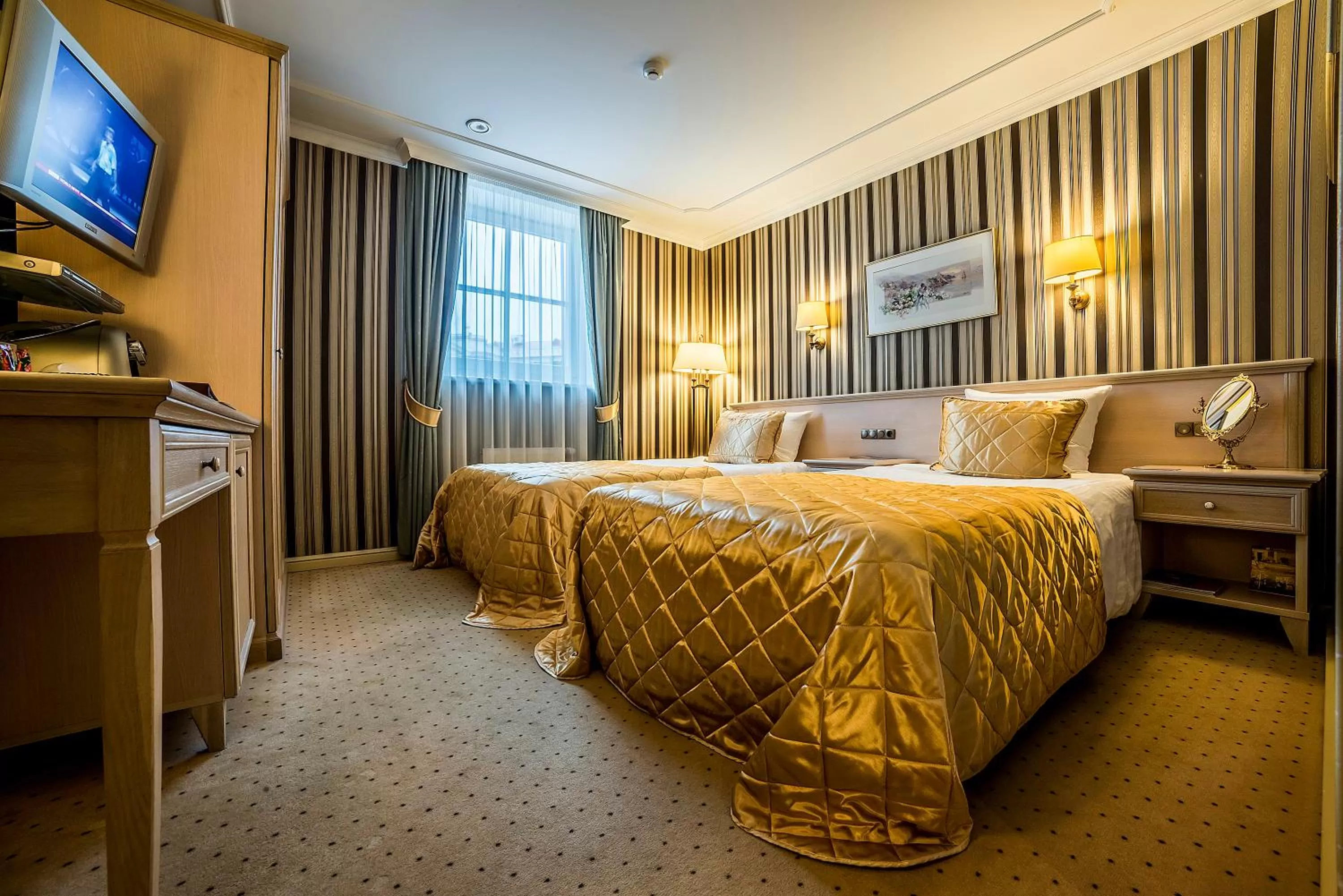 Photo of the whole room, Bed in Imperial Hotel & Restaurant