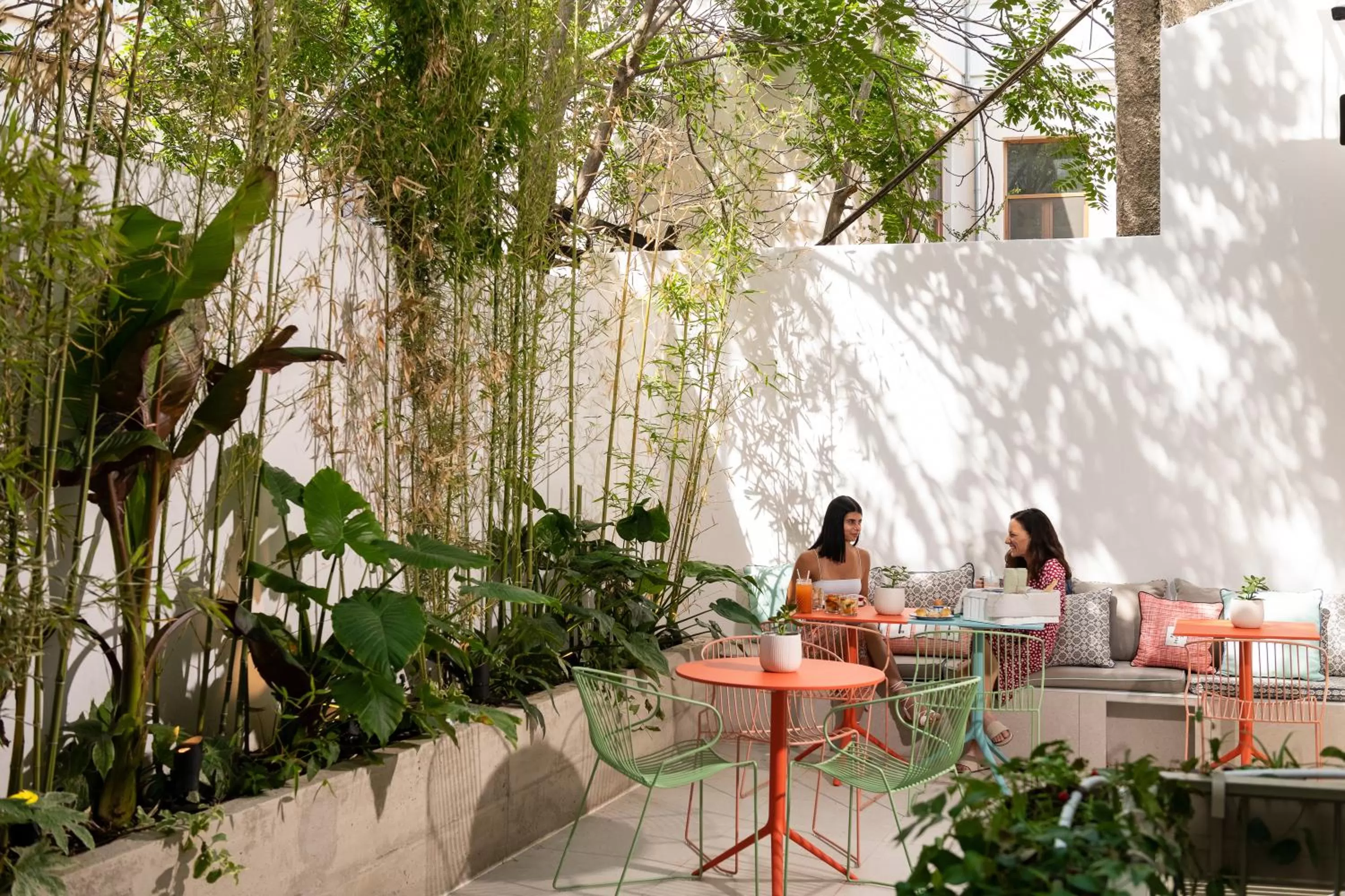 Patio in Alkima Athens Wellness Stay