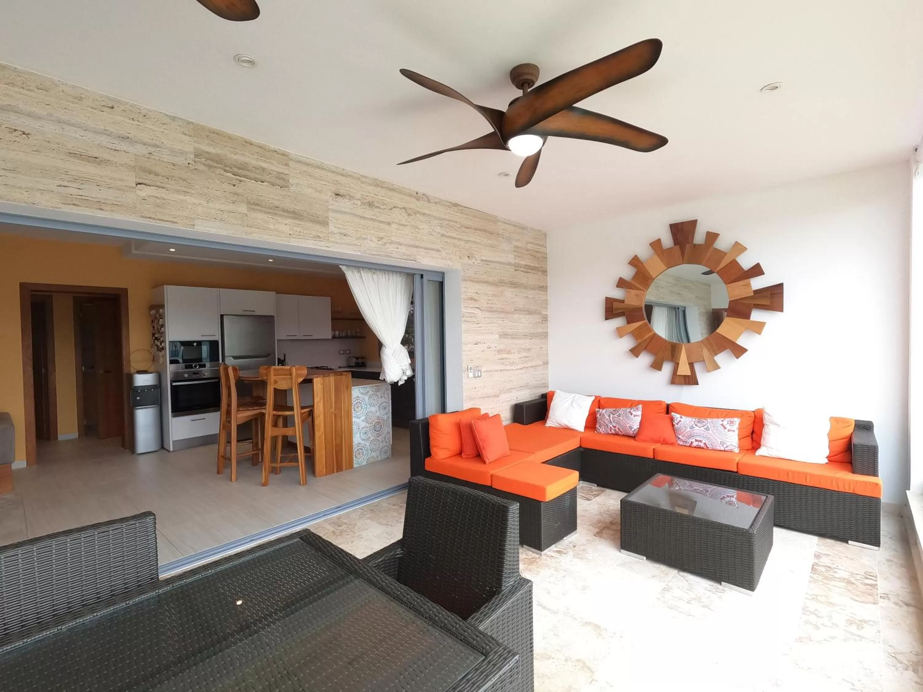 Seating Area in Nicole ApartHotel