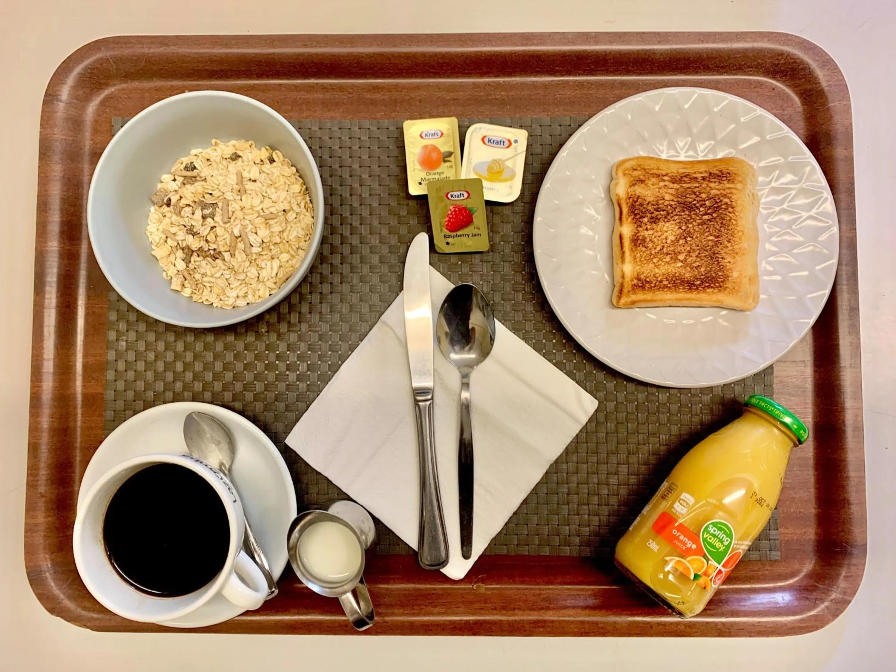 Food close-up in Town Square Motel