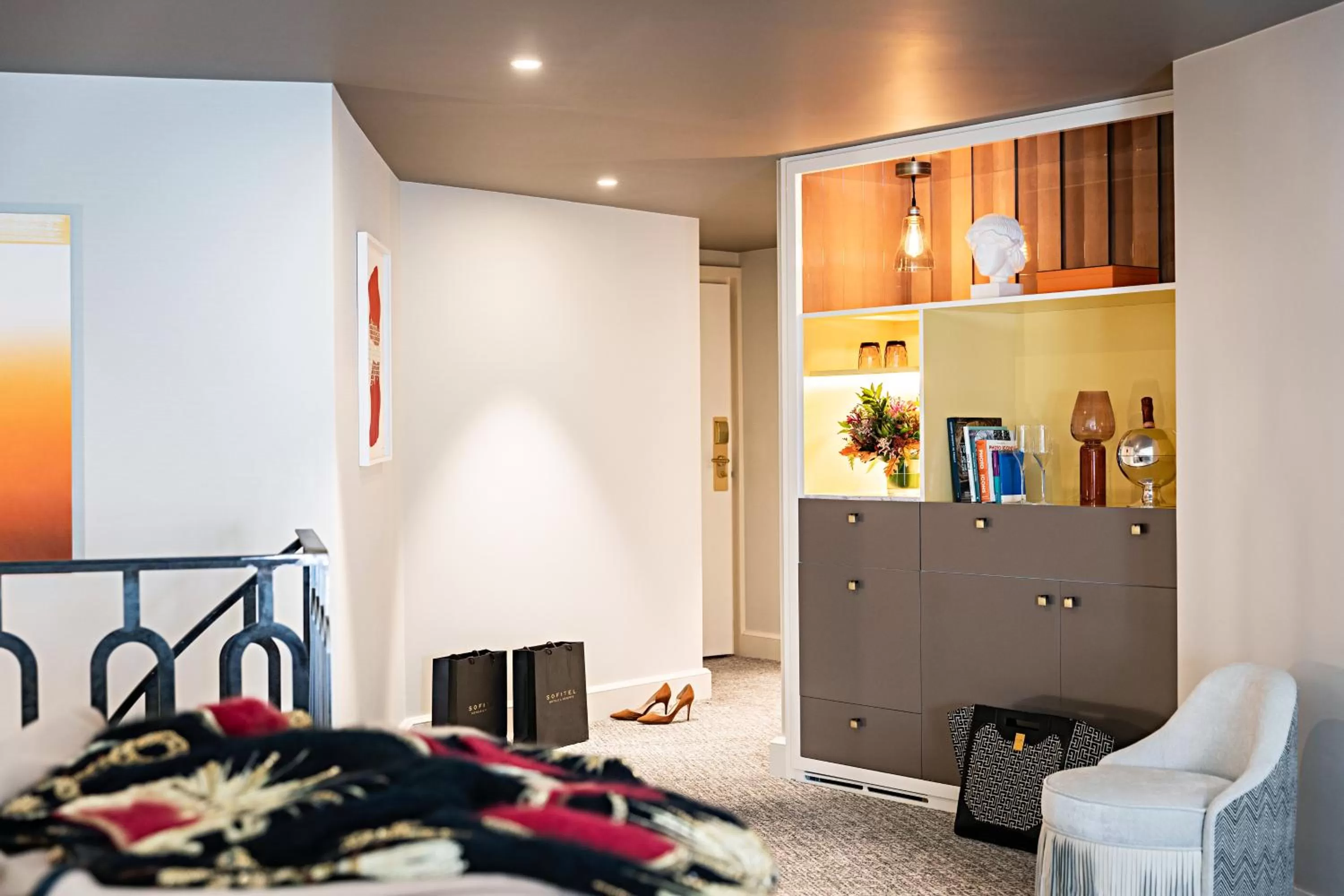 Seating area in Sofitel Le Scribe Paris Opera