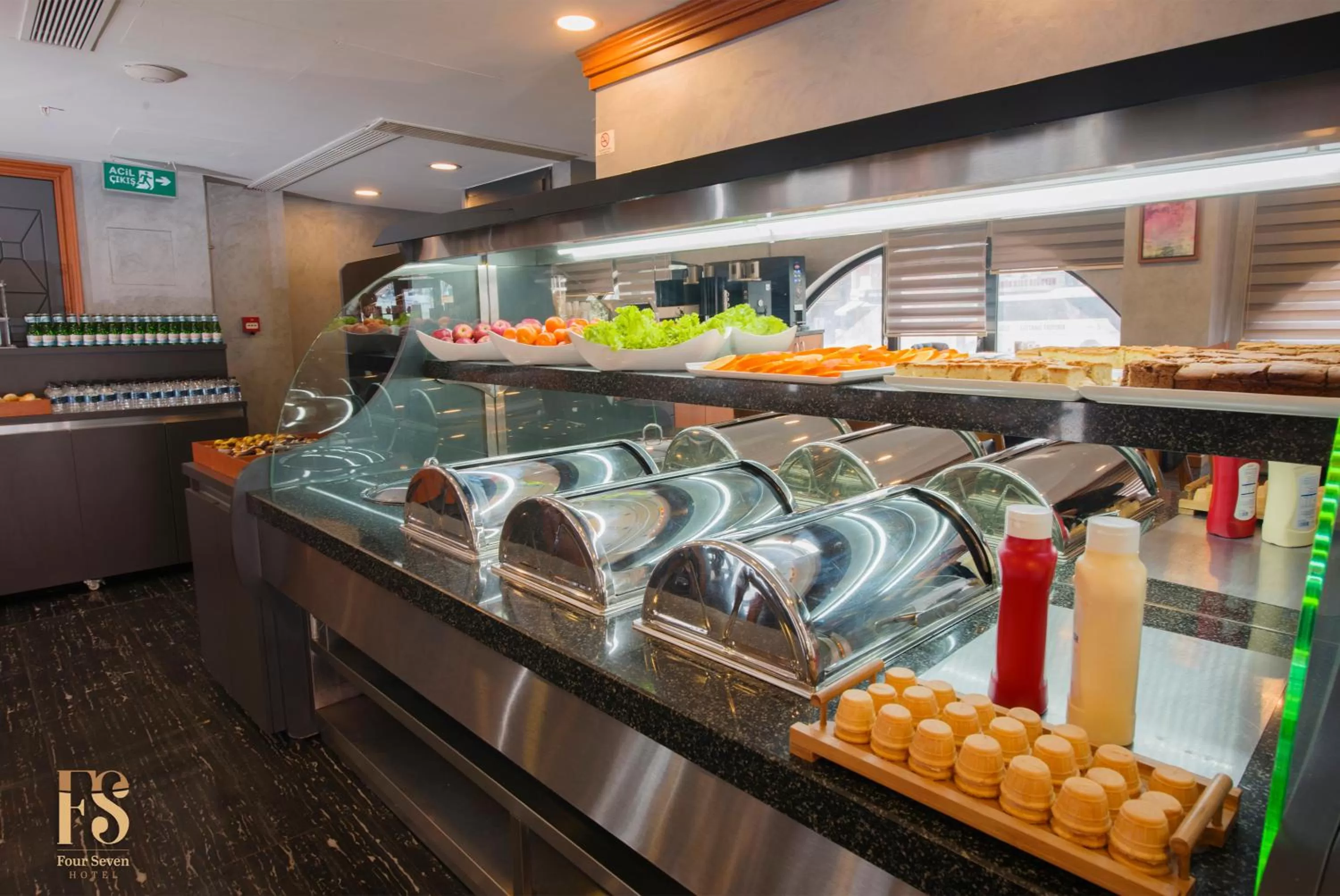 Buffet breakfast in FOUR SEVEN HOTEL