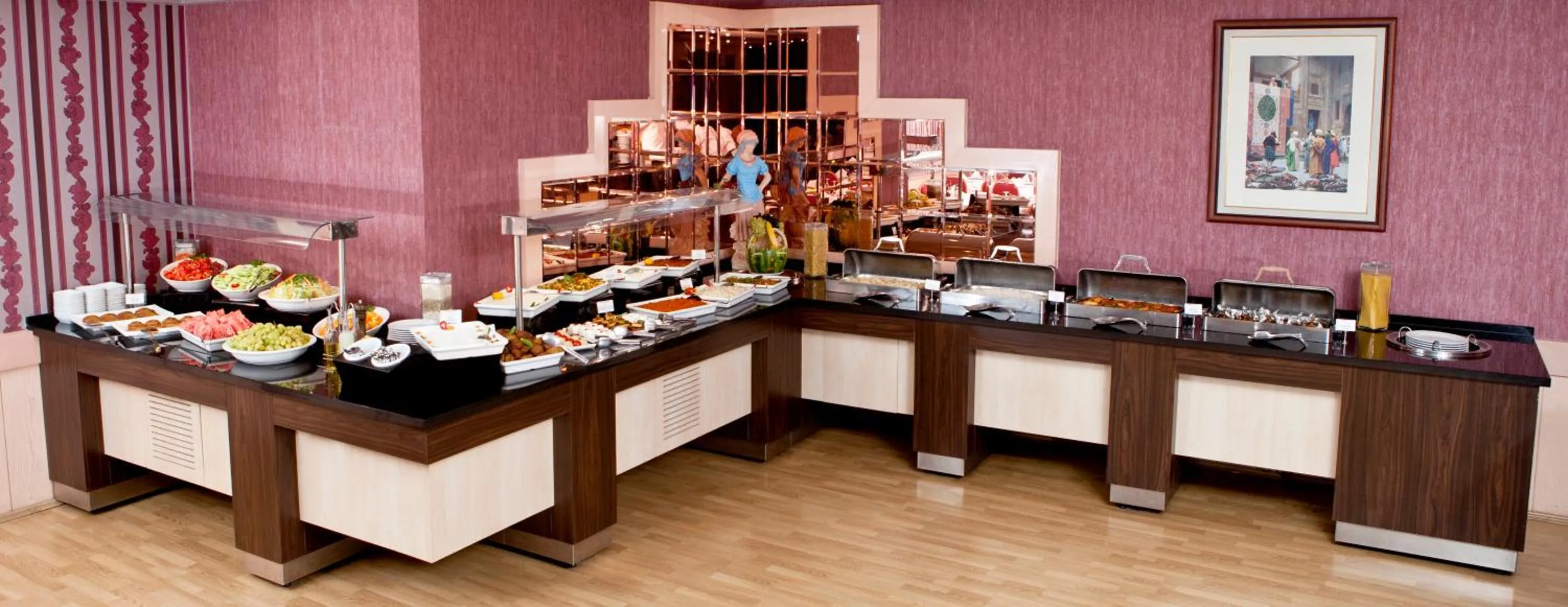 Buffet breakfast in Sergah Hotel