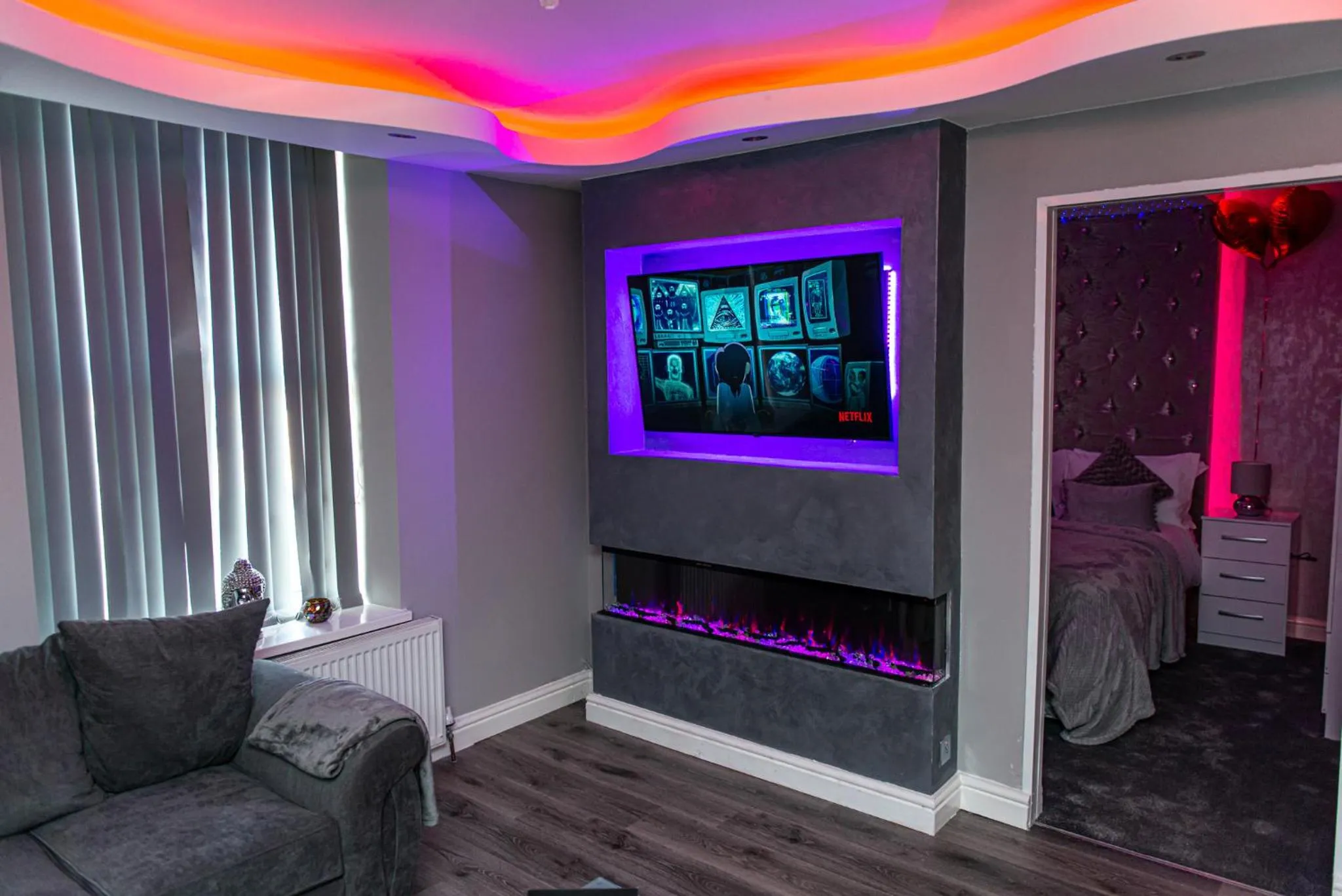 Bed in Meridian Serviced Apartments