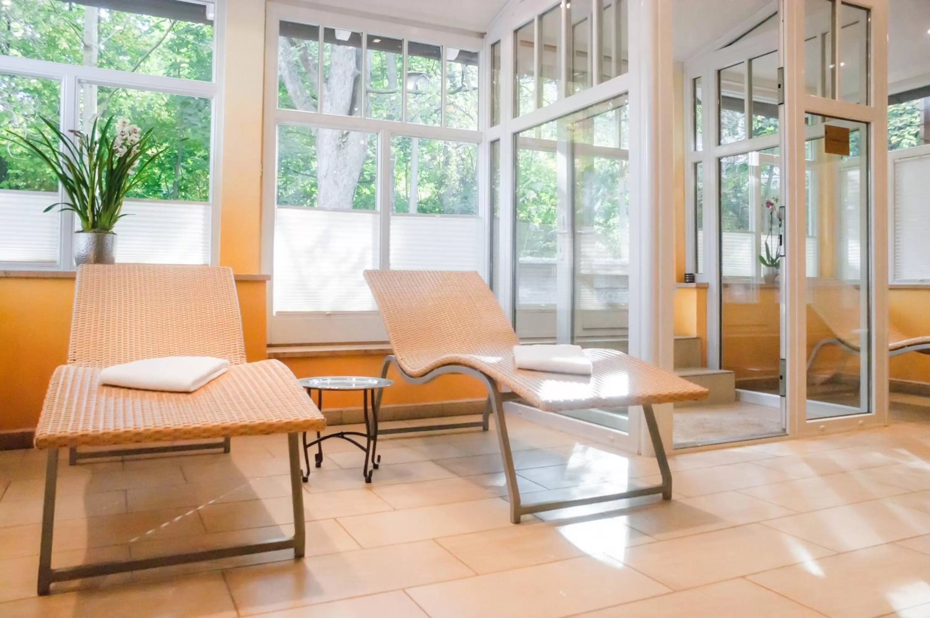 Swimming pool in Boutiquehotel Schloßpalais