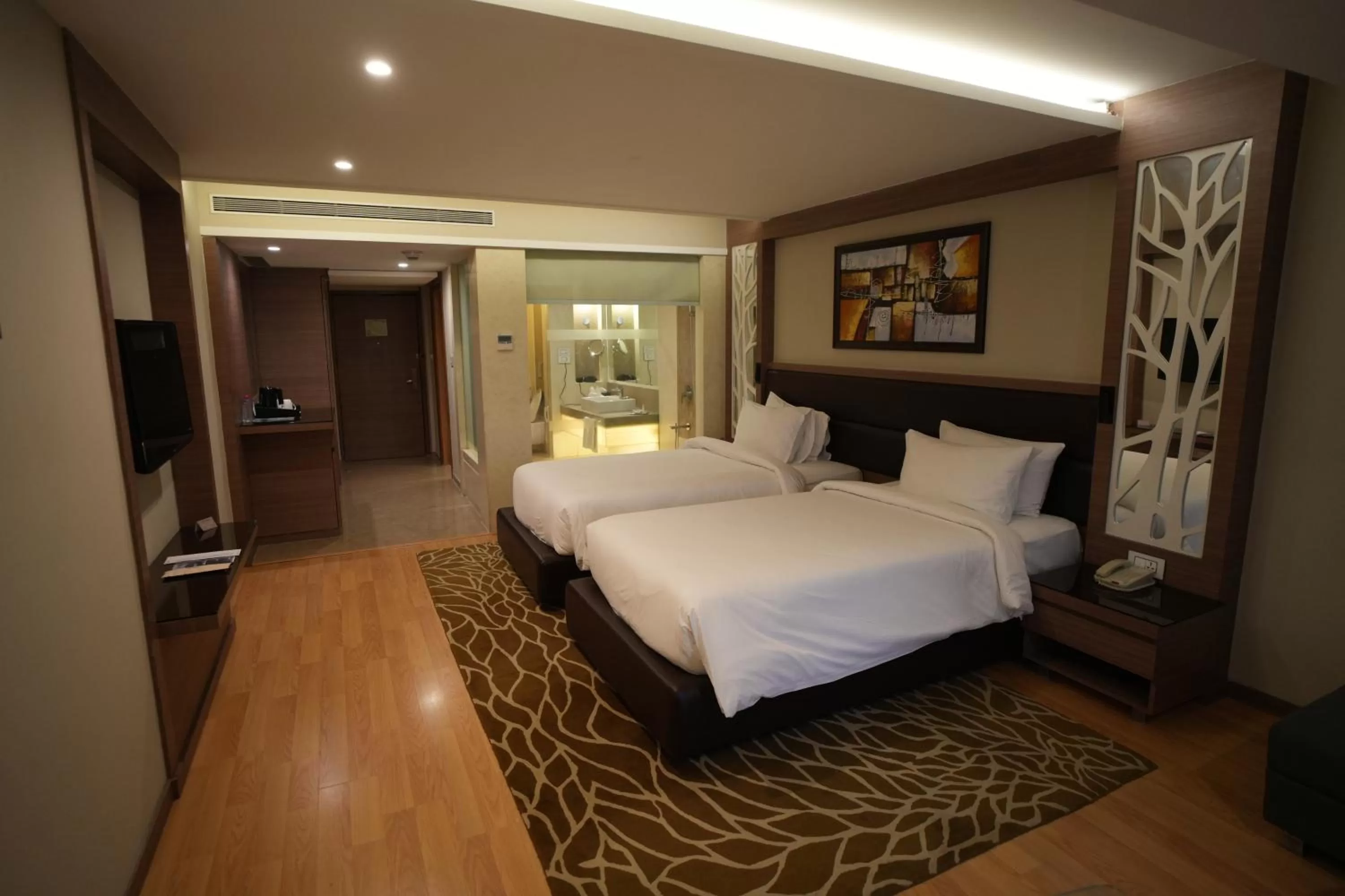 Bedroom, Bed in Radisson Udaipur