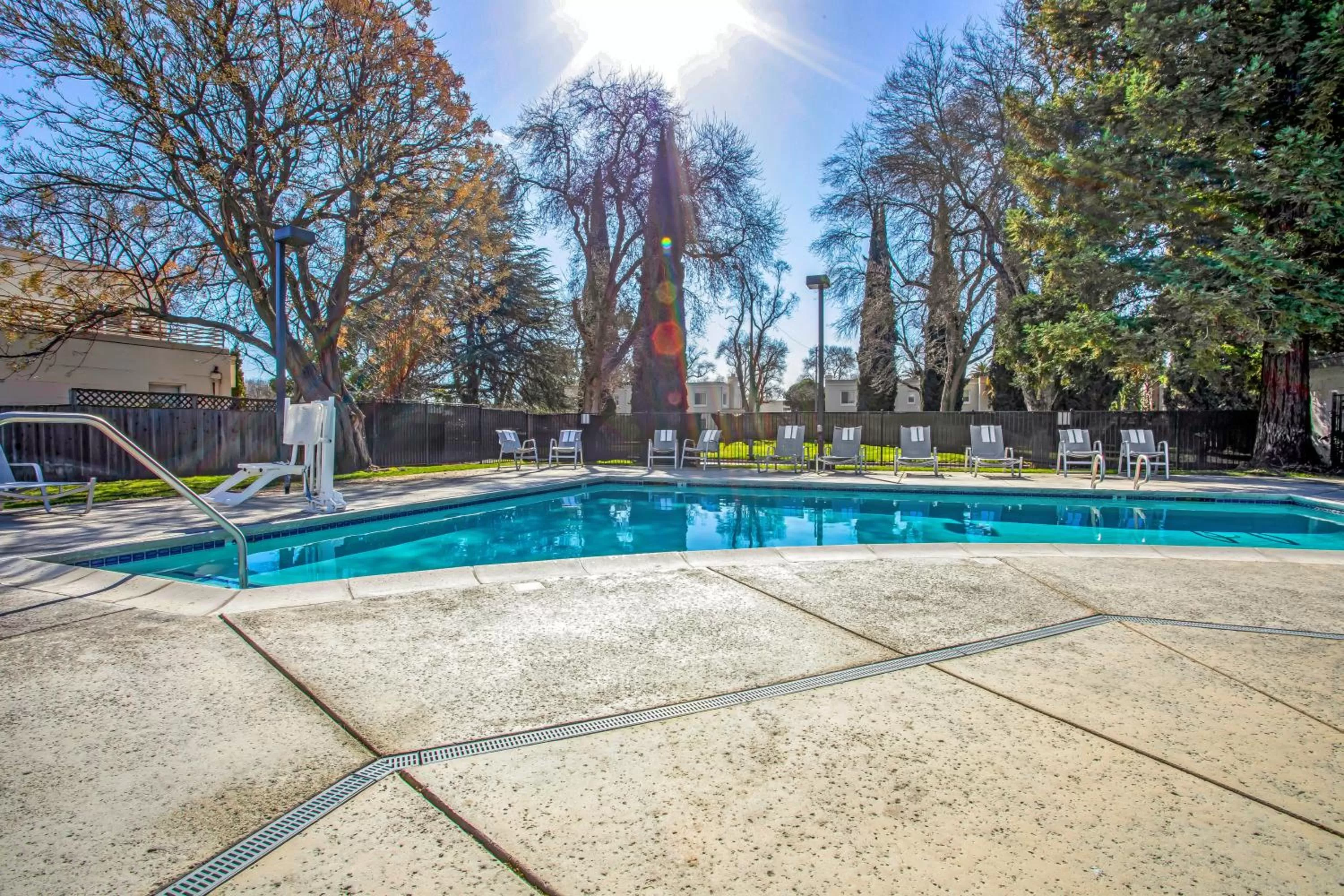 Swimming pool in Lions Gate Hotel