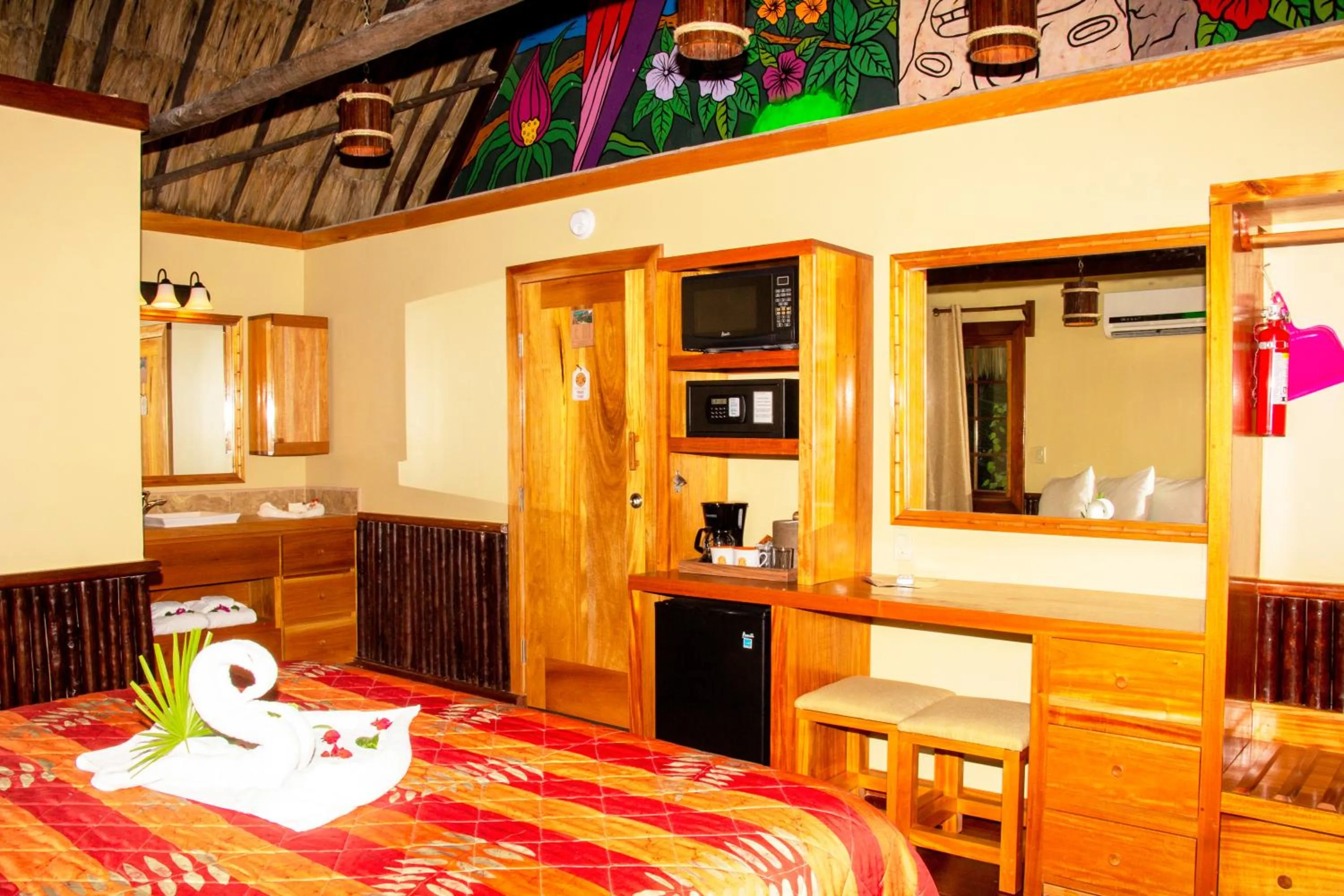 Bed in Ramon's Village Resort