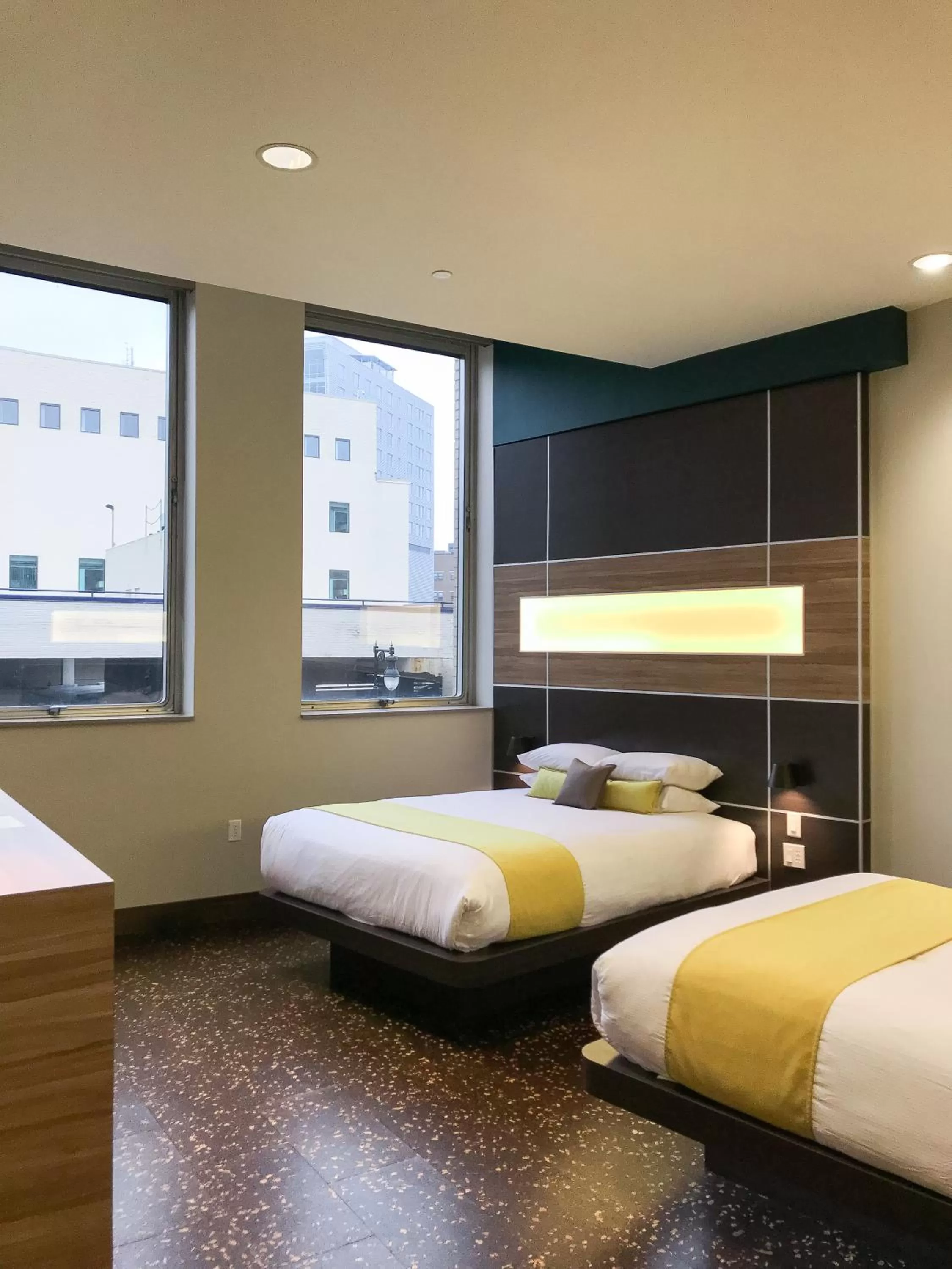 Bed in CityFlatsHotel - Grand Rapids, an Ascend Collection Hotel