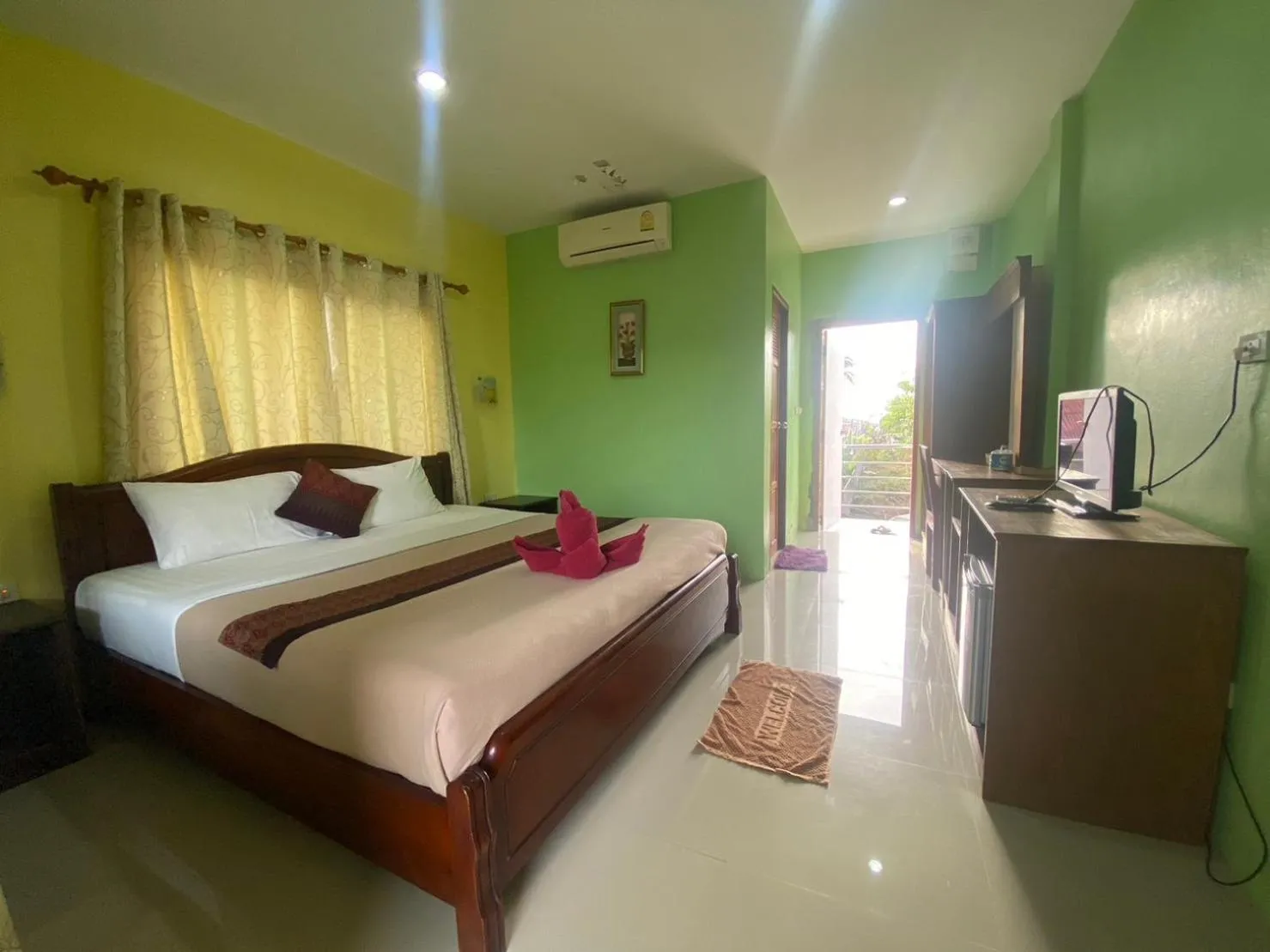 Bedroom, Bed in Lanta New Beach Bungalows - SHA Plus