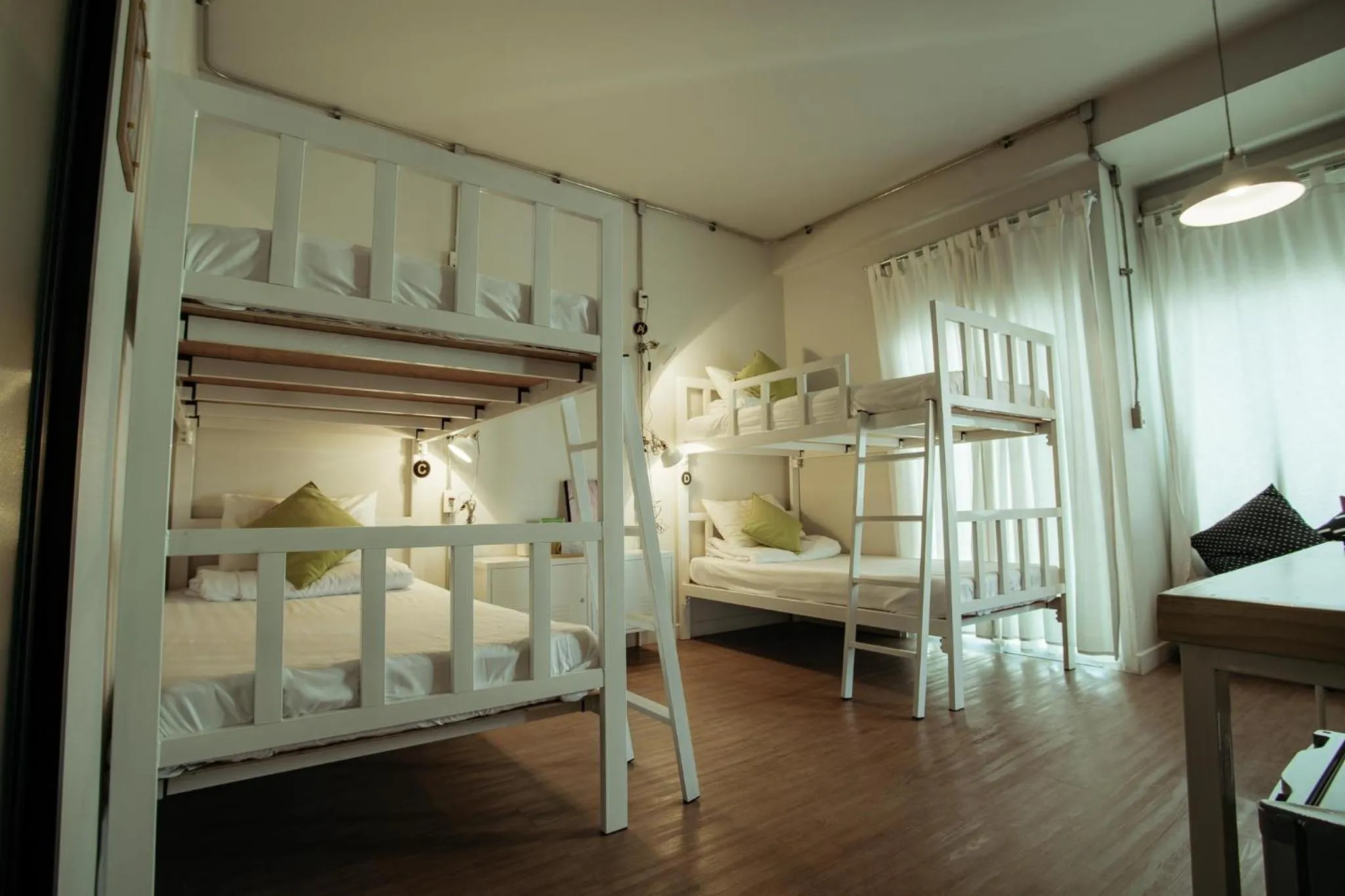 Bed in J Poshtel Chiangmai