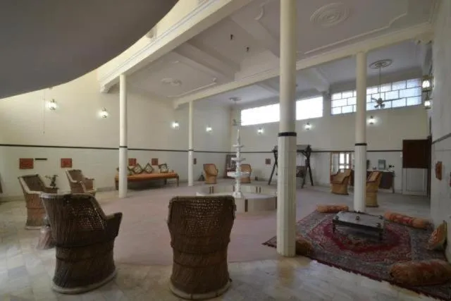 Communal lounge/ TV room in Rawla Mrignayani Palace