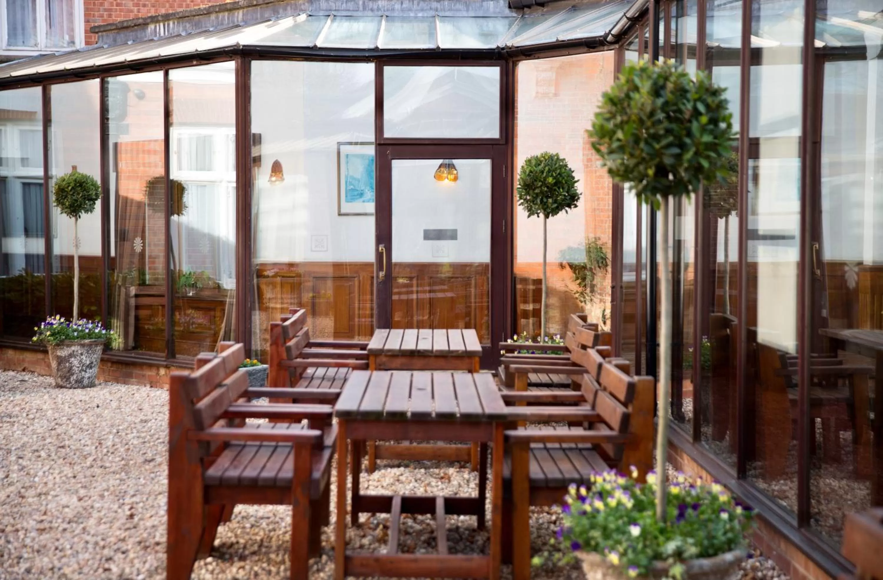 Patio in Bosworth Hall Hotel & Spa