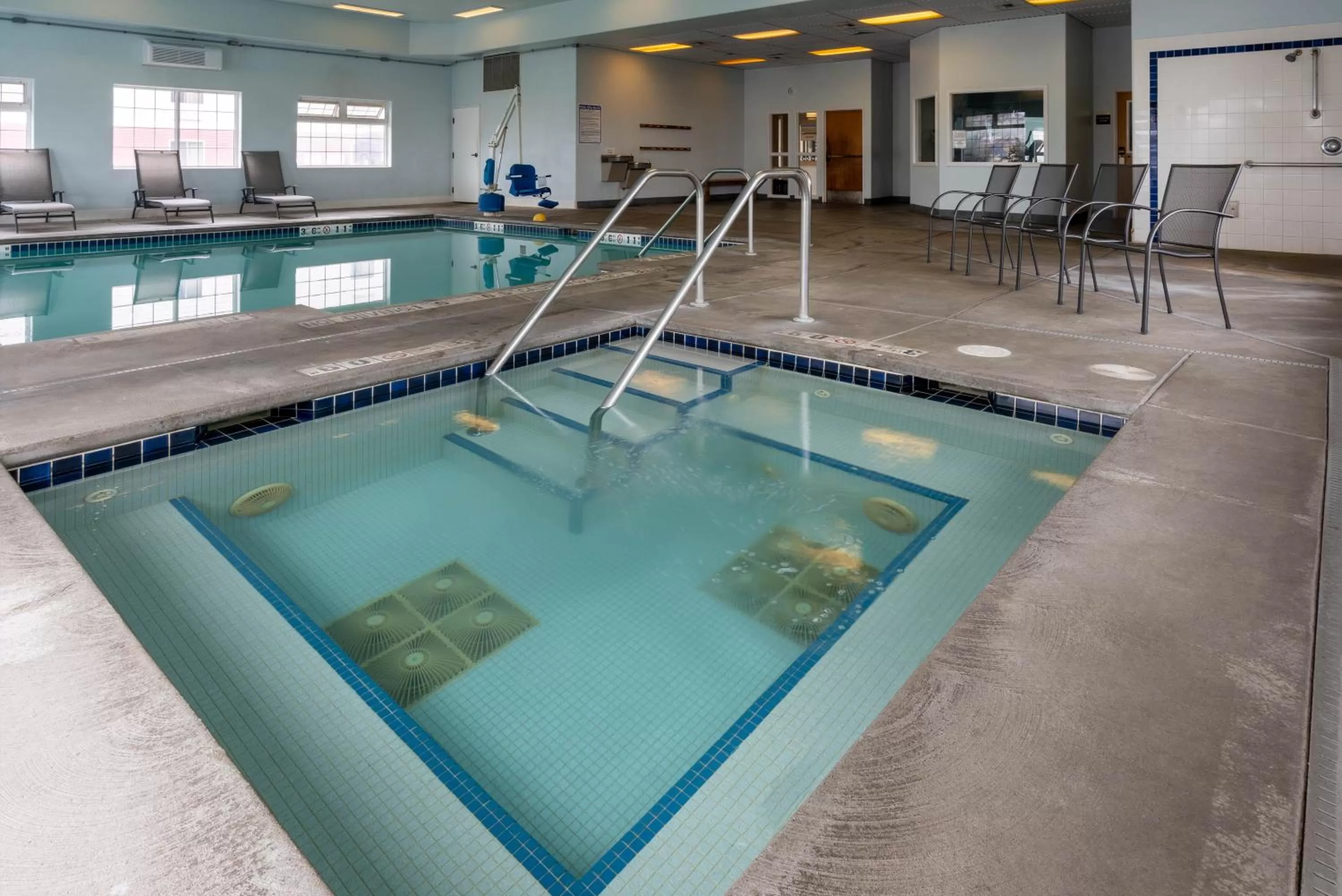 Swimming pool in Super 8 by Wyndham Spokane Valley