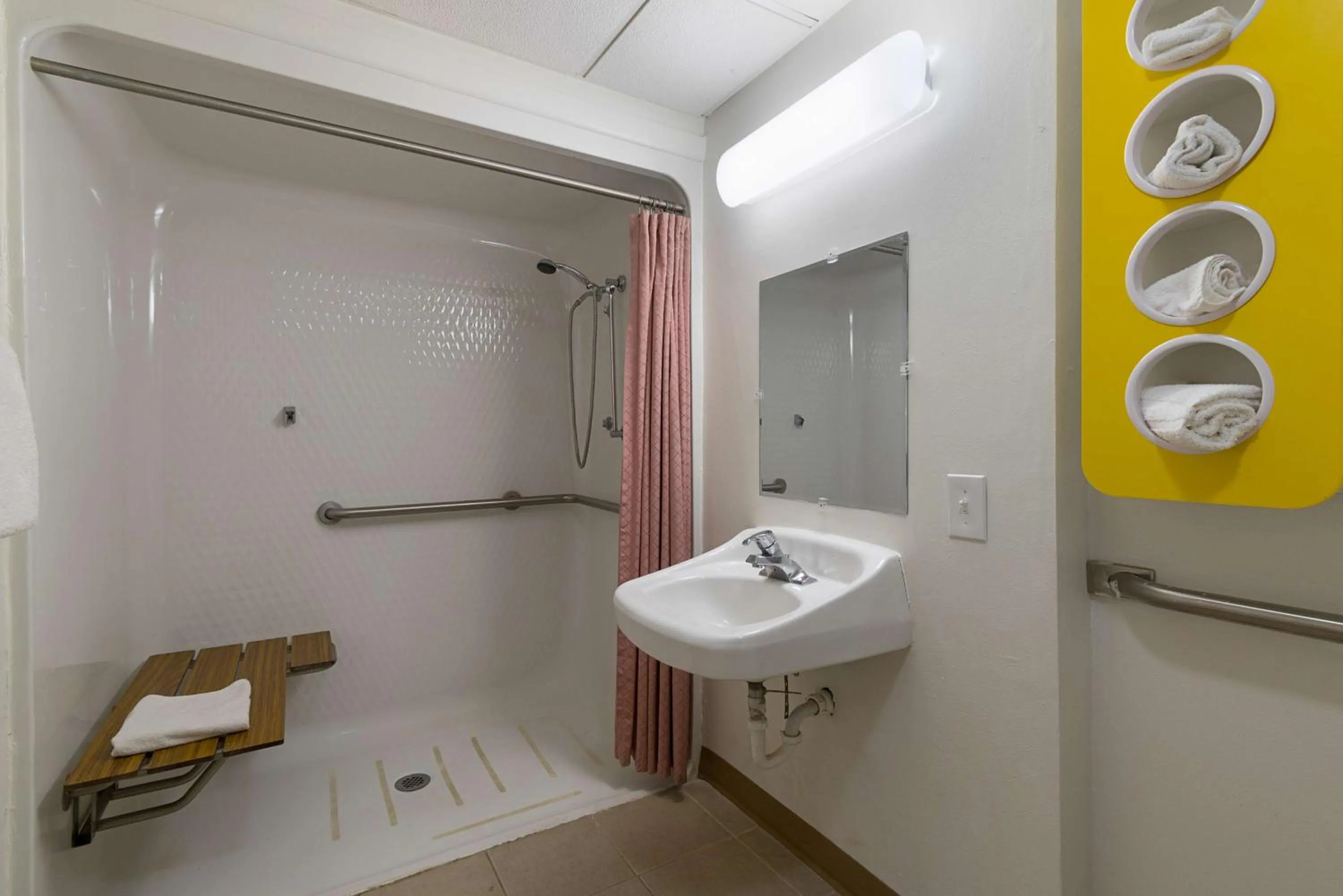 Bathroom in Motel 6-Frackville, PA