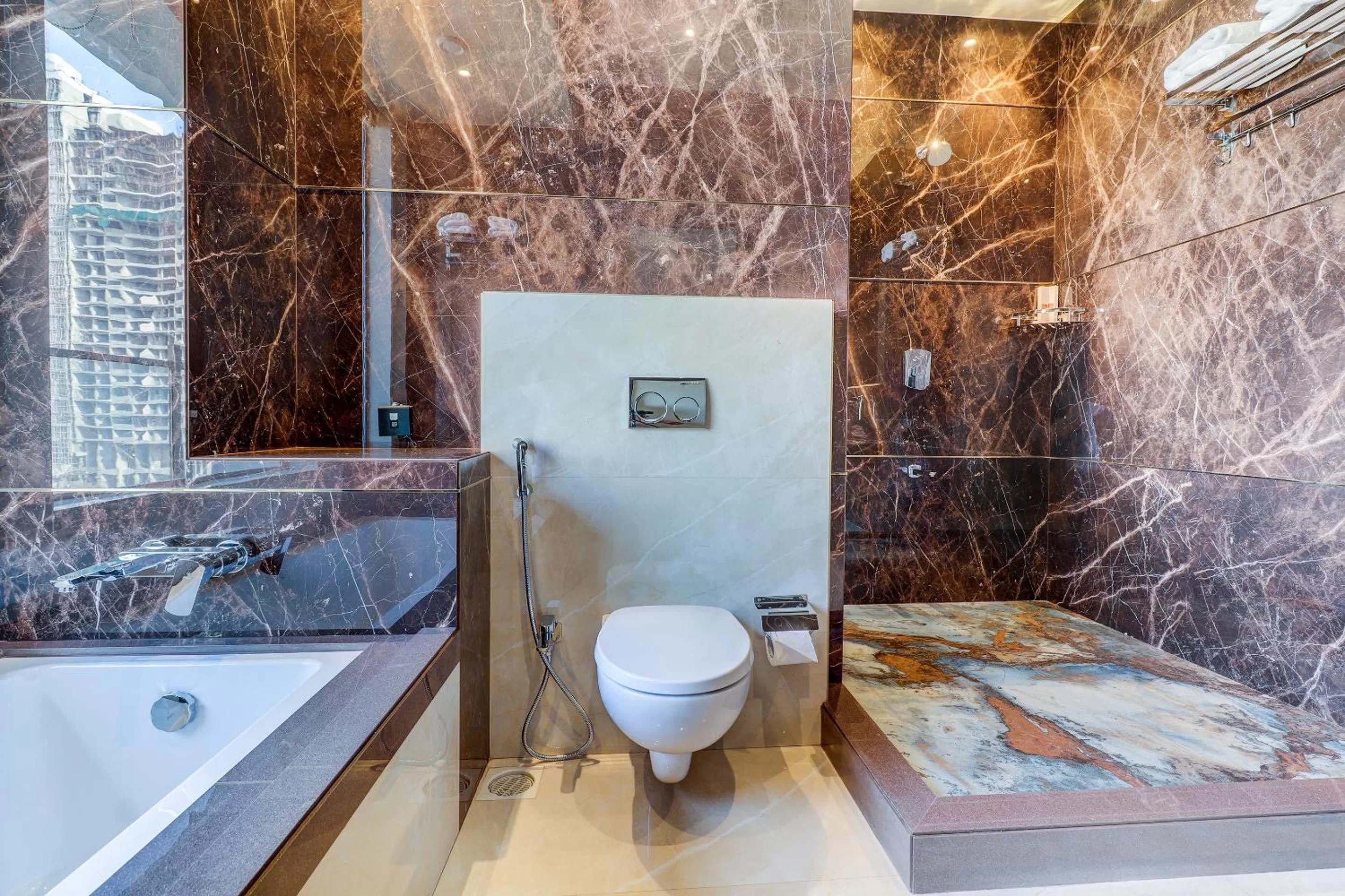 Toilet in Hotel Gurudev Grand