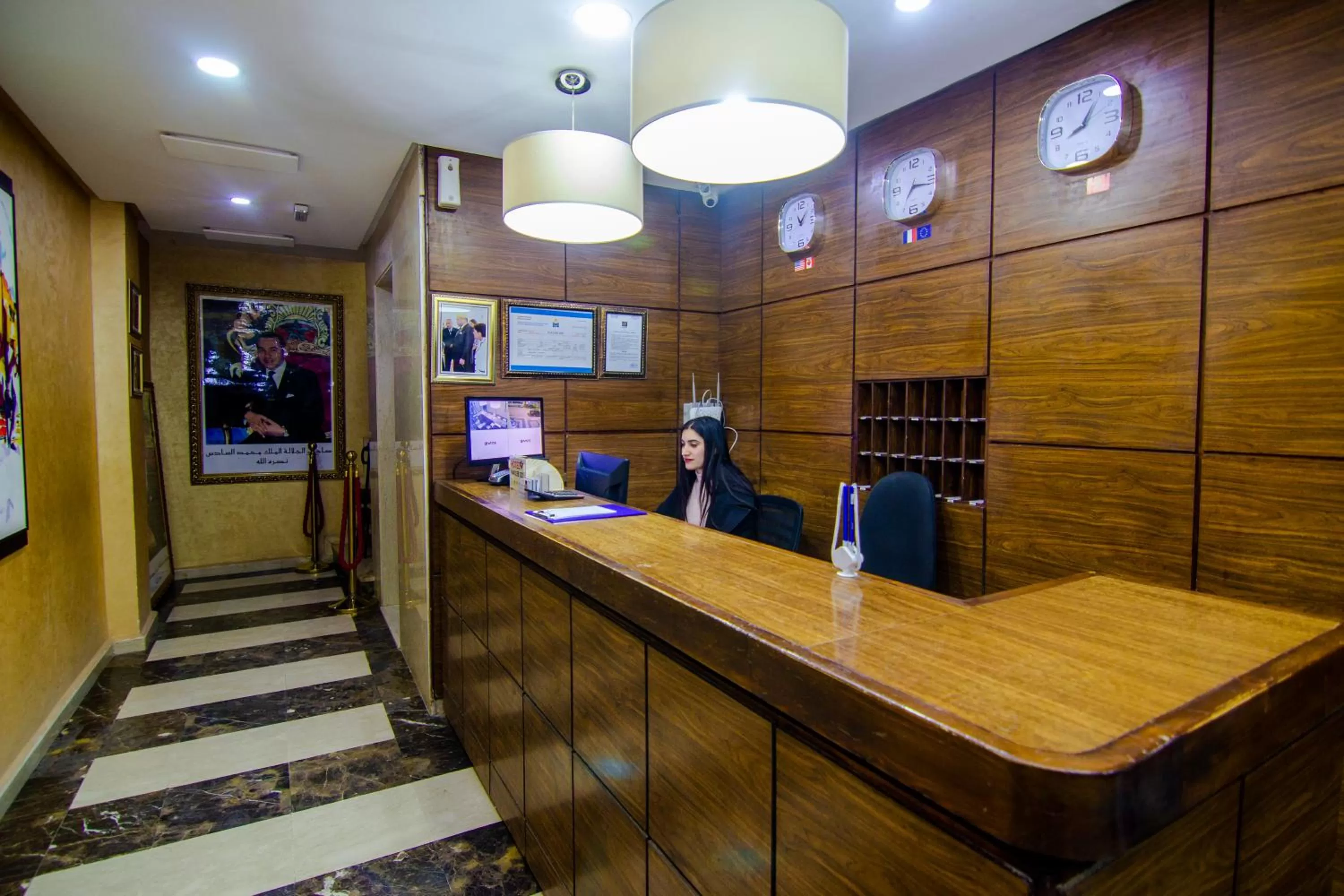 Staff in Hotel vallee ziz