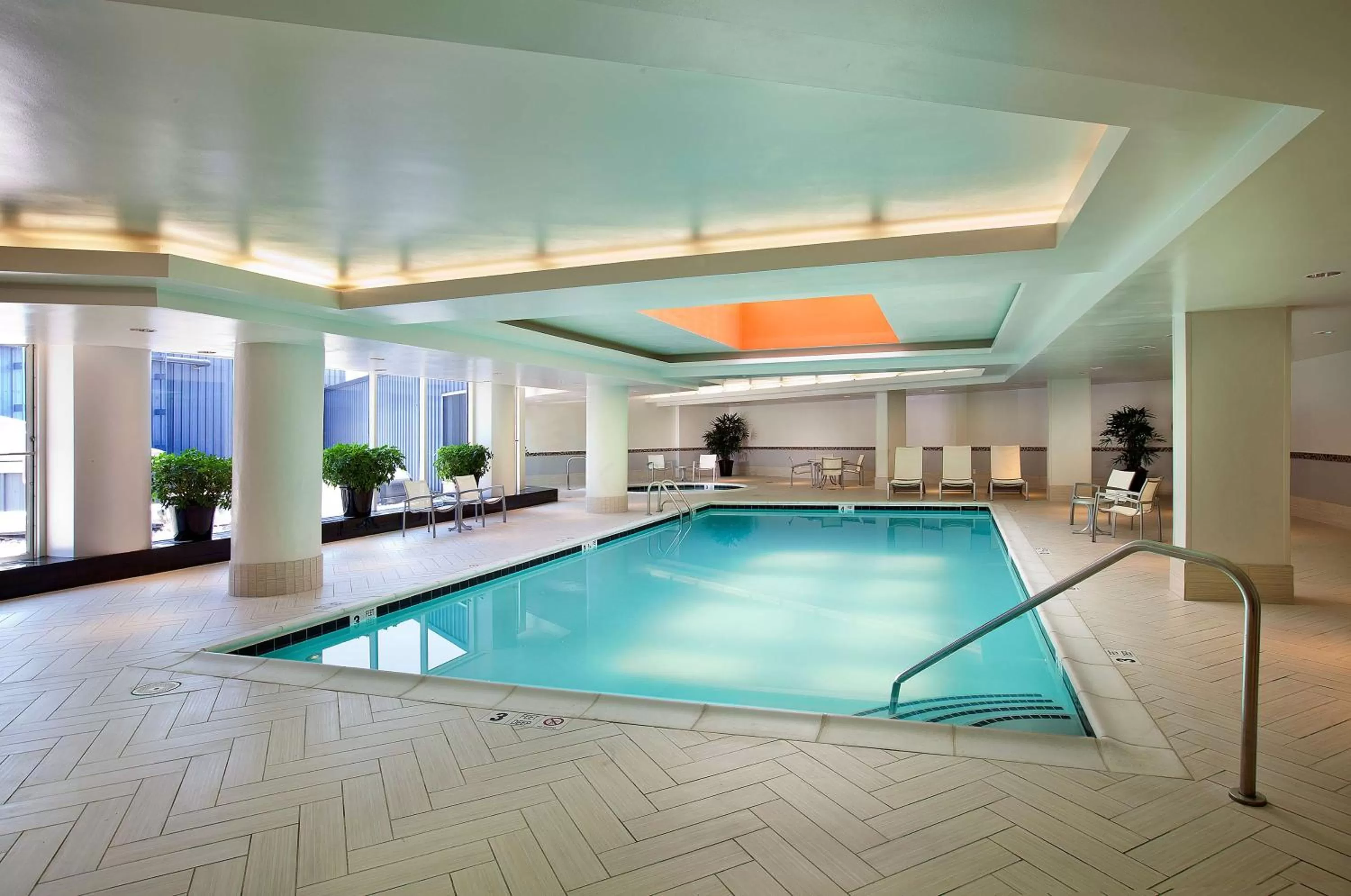 Pool view in Embassy Suites by Hilton Washington DC Chevy Chase Pavilion