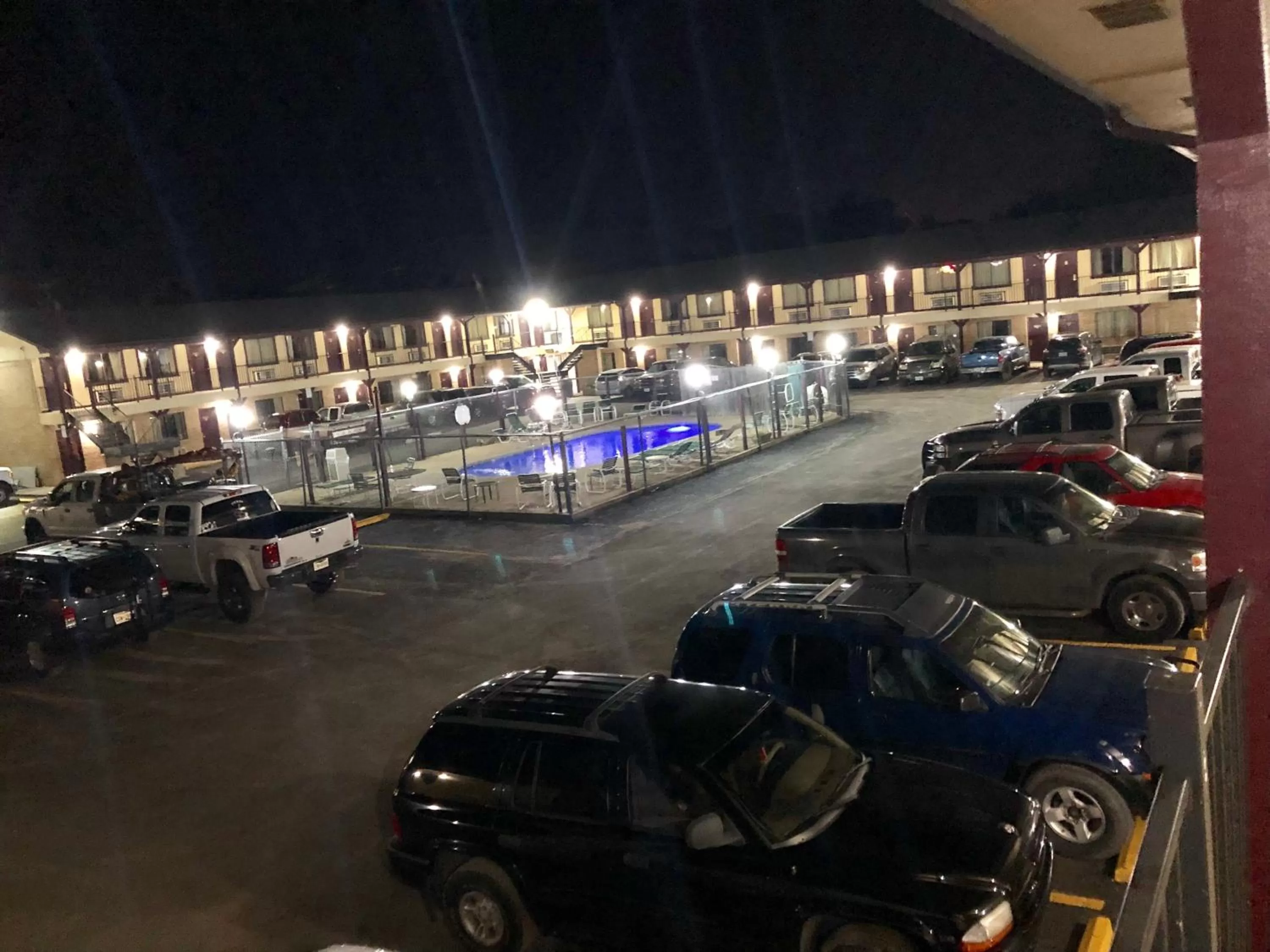 Night in The inn at Mexia