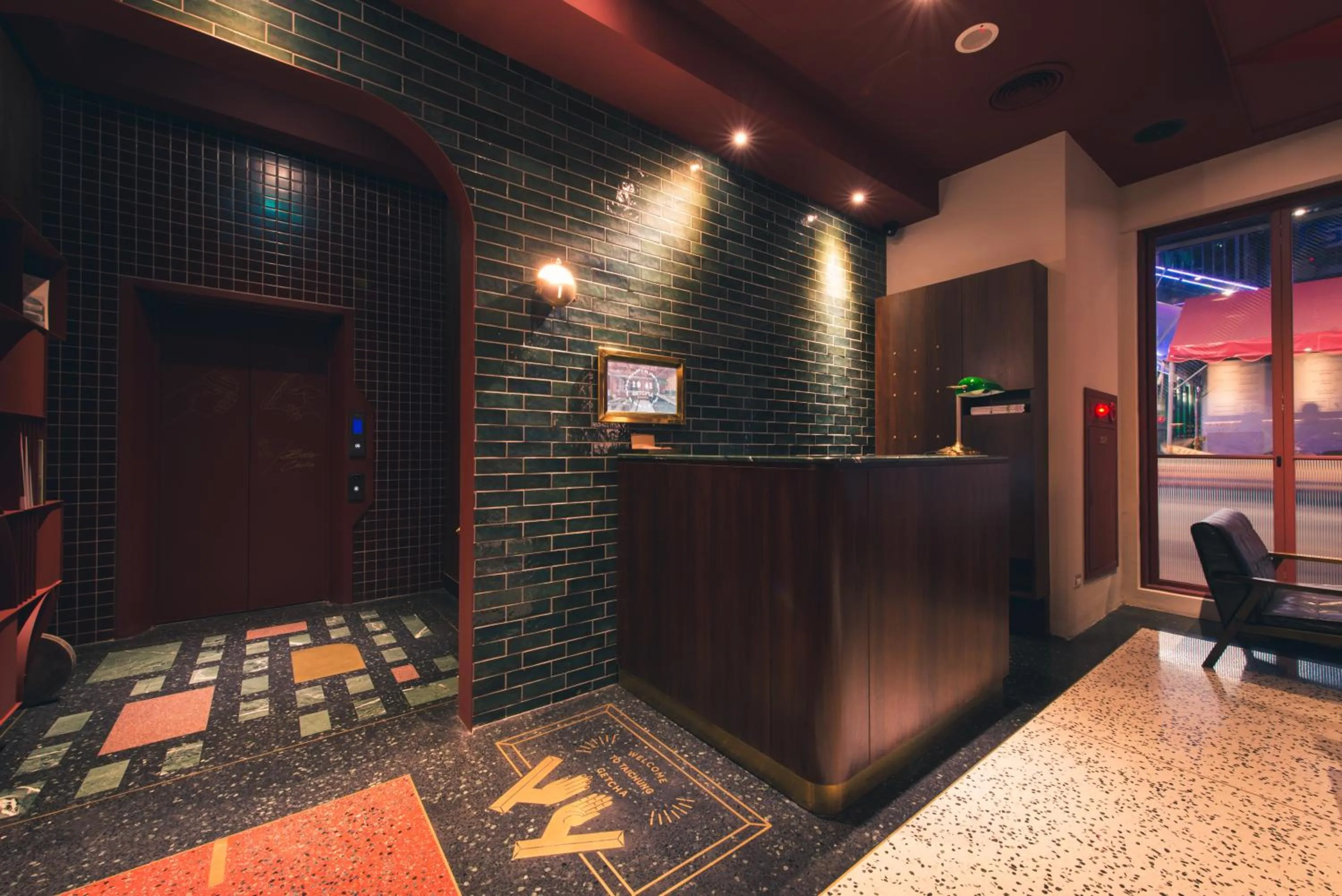 Lobby or reception in Getcha Hostel