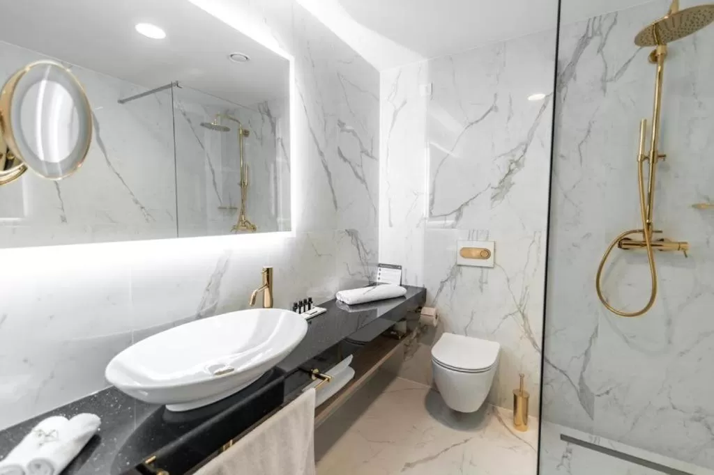 Toilet in Elegans Hotel Brdo